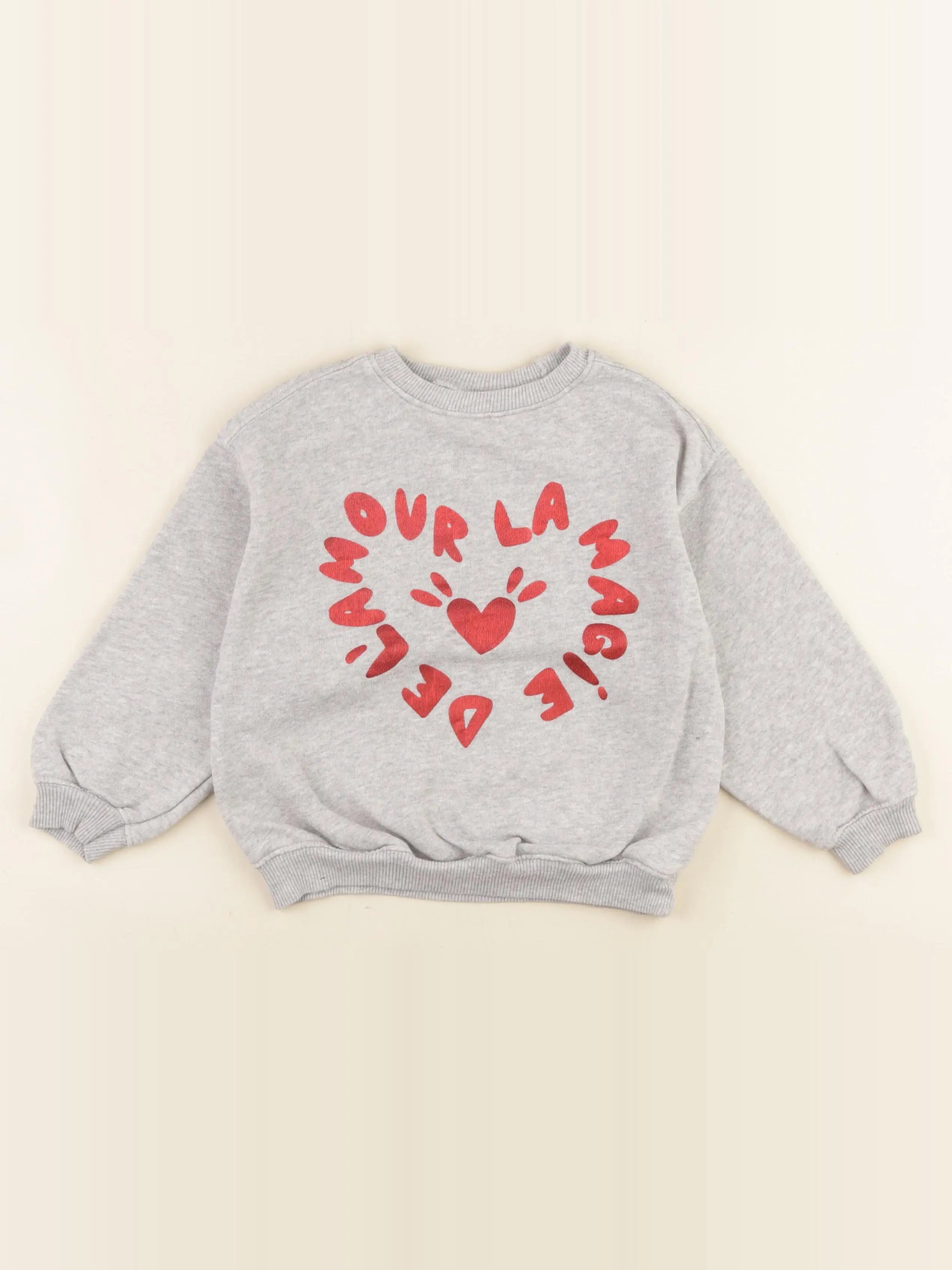 Zara - sweat gris - 3 ans