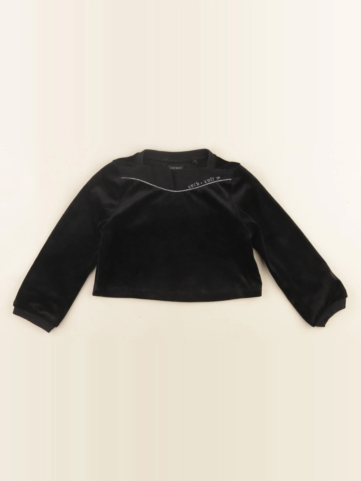 IKKS - sweat noir - 3 ans