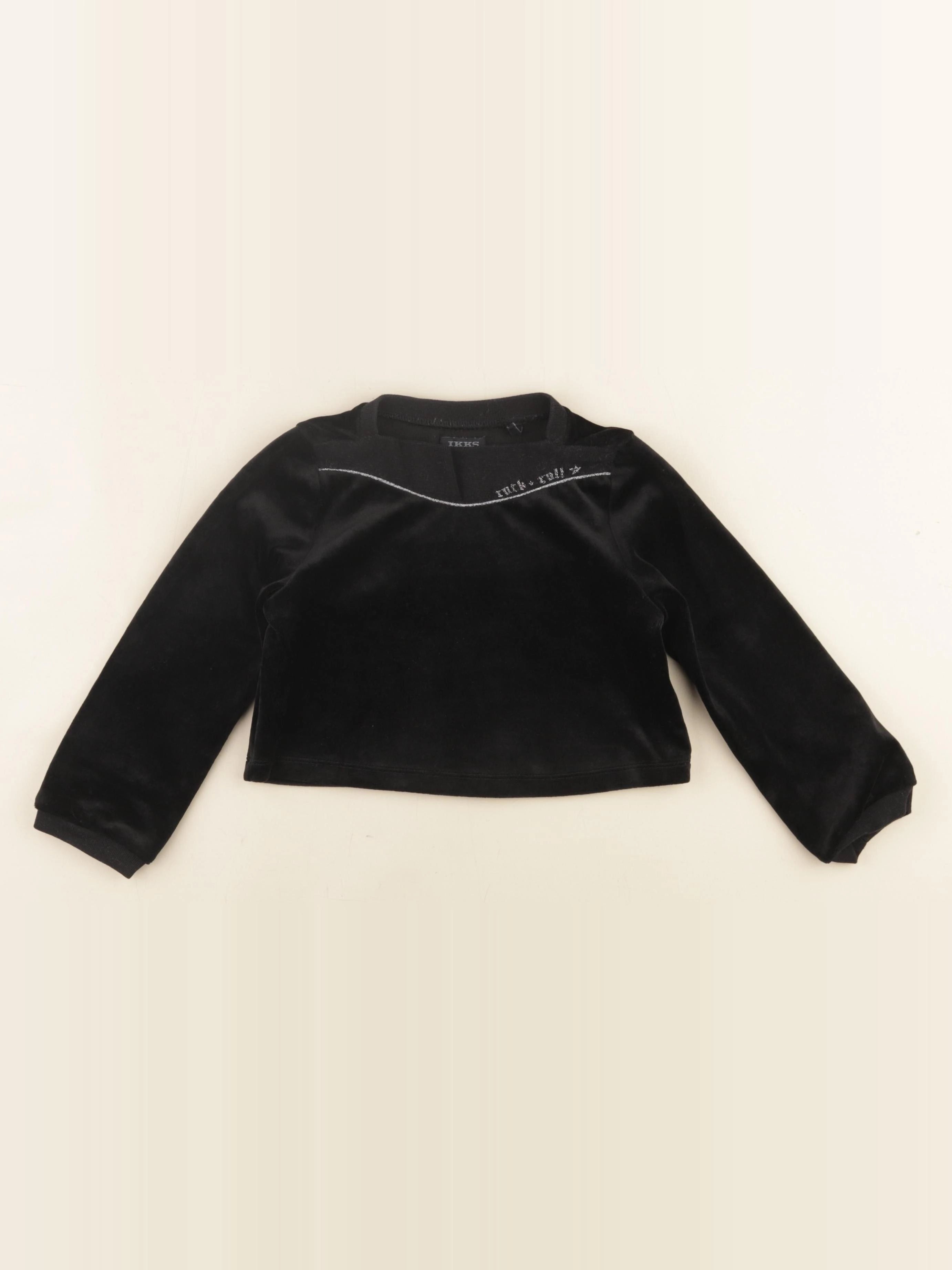 IKKS - sweat noir - 3 ans