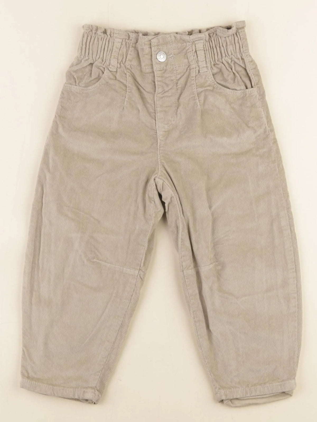 Zara - pantalon doublé beige - 4 ans