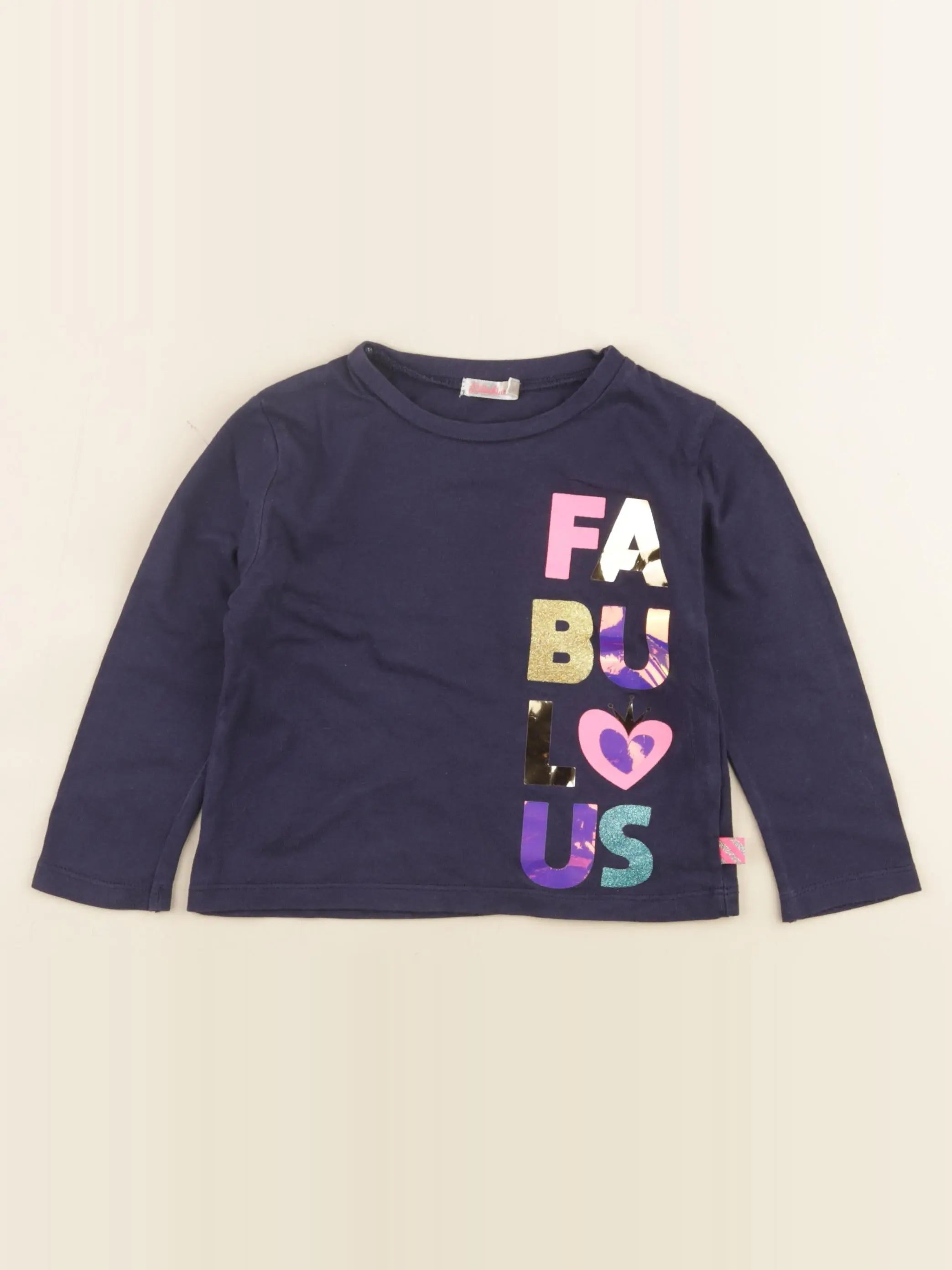 Billie Blush - tee-shirt bleu - 2 ans