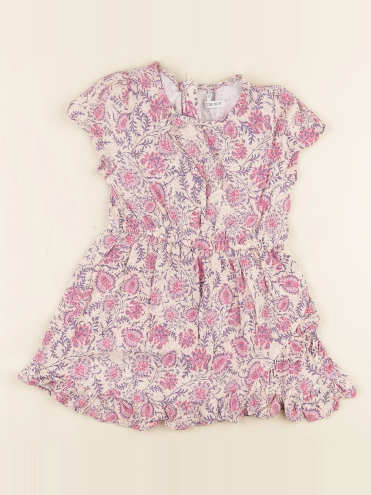 IKKS - robe rose - 3 ans