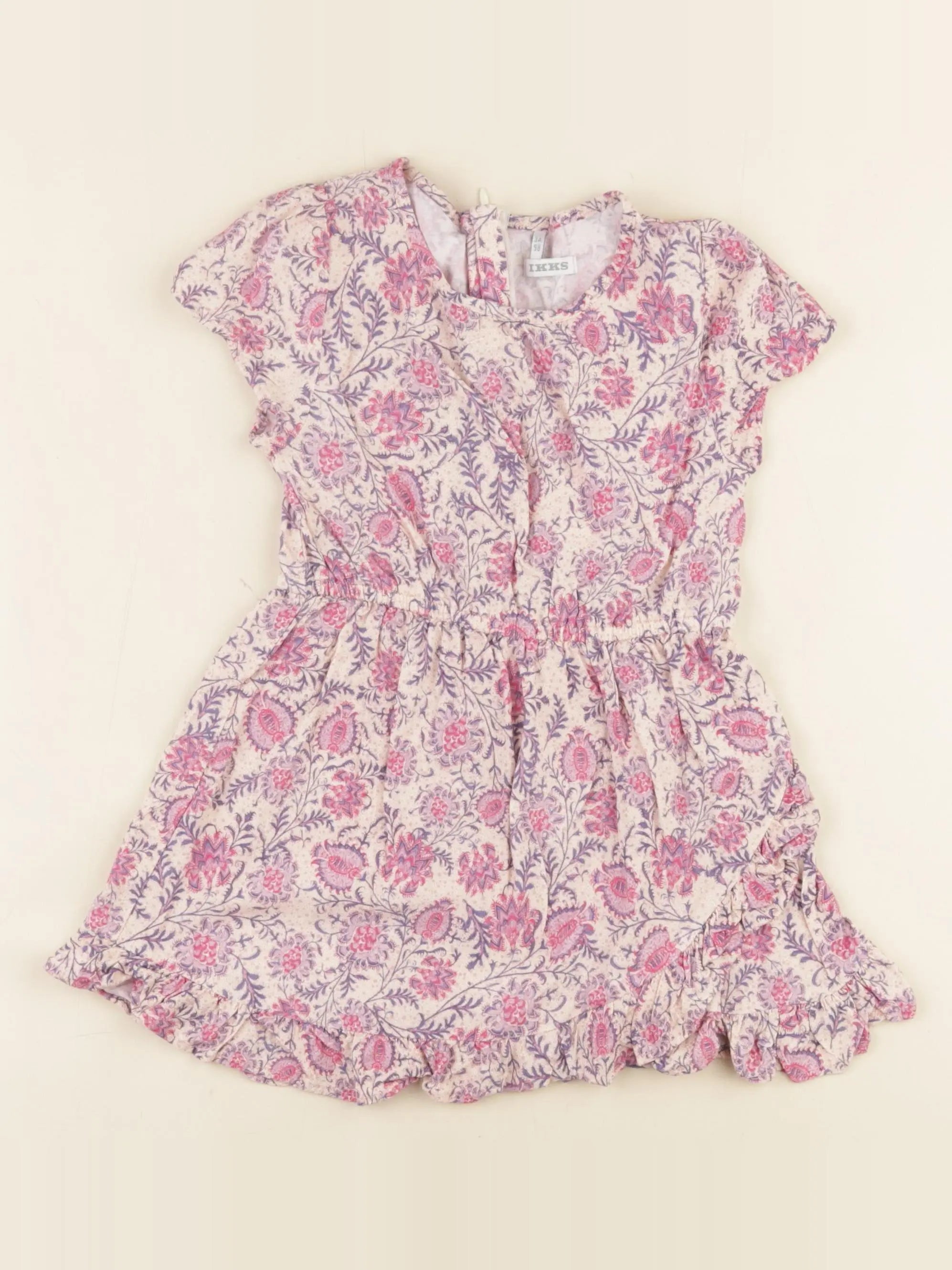 IKKS - robe rose - 3 ans