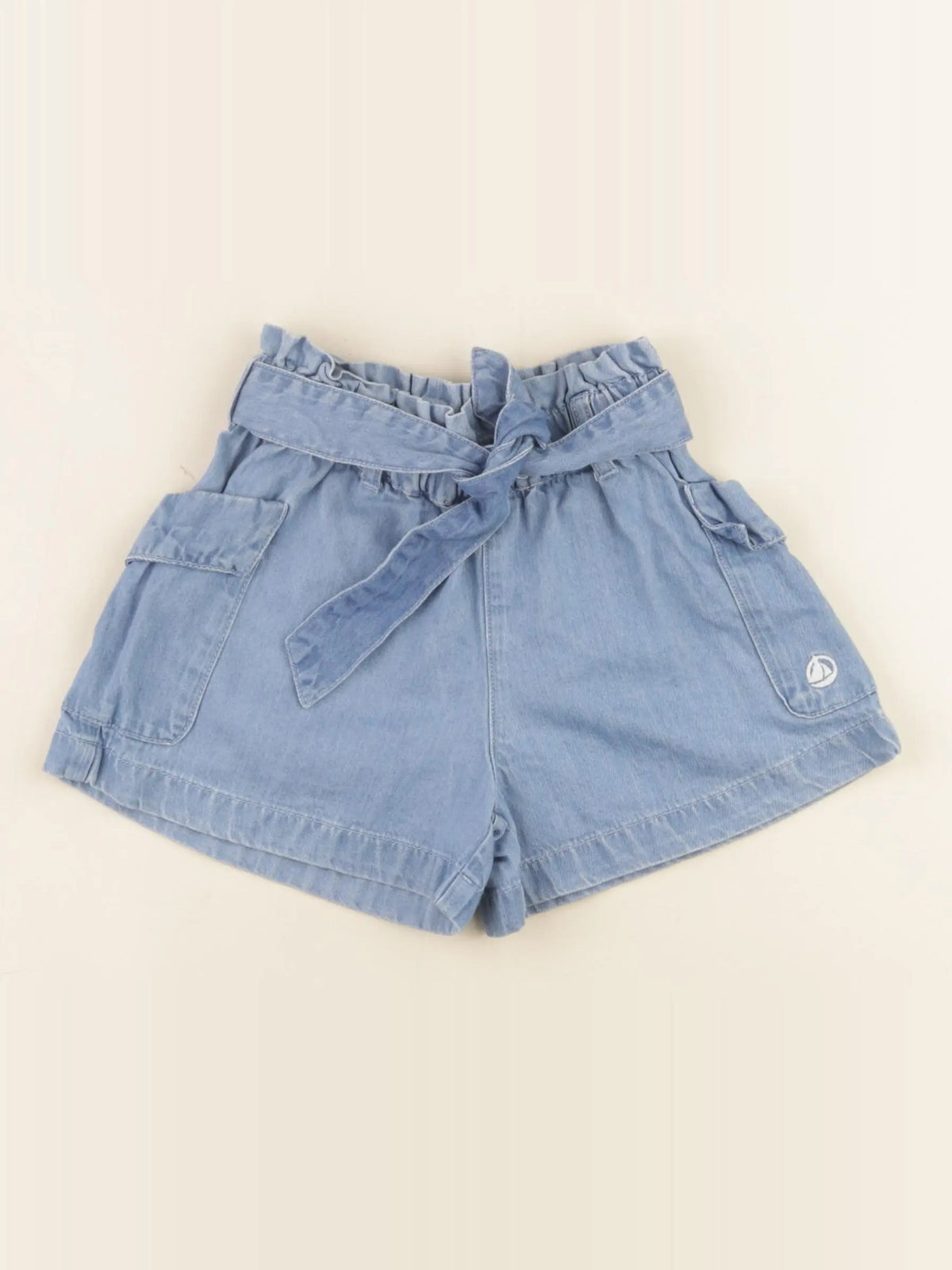 Petit Bateau - short bleu - 3 ans