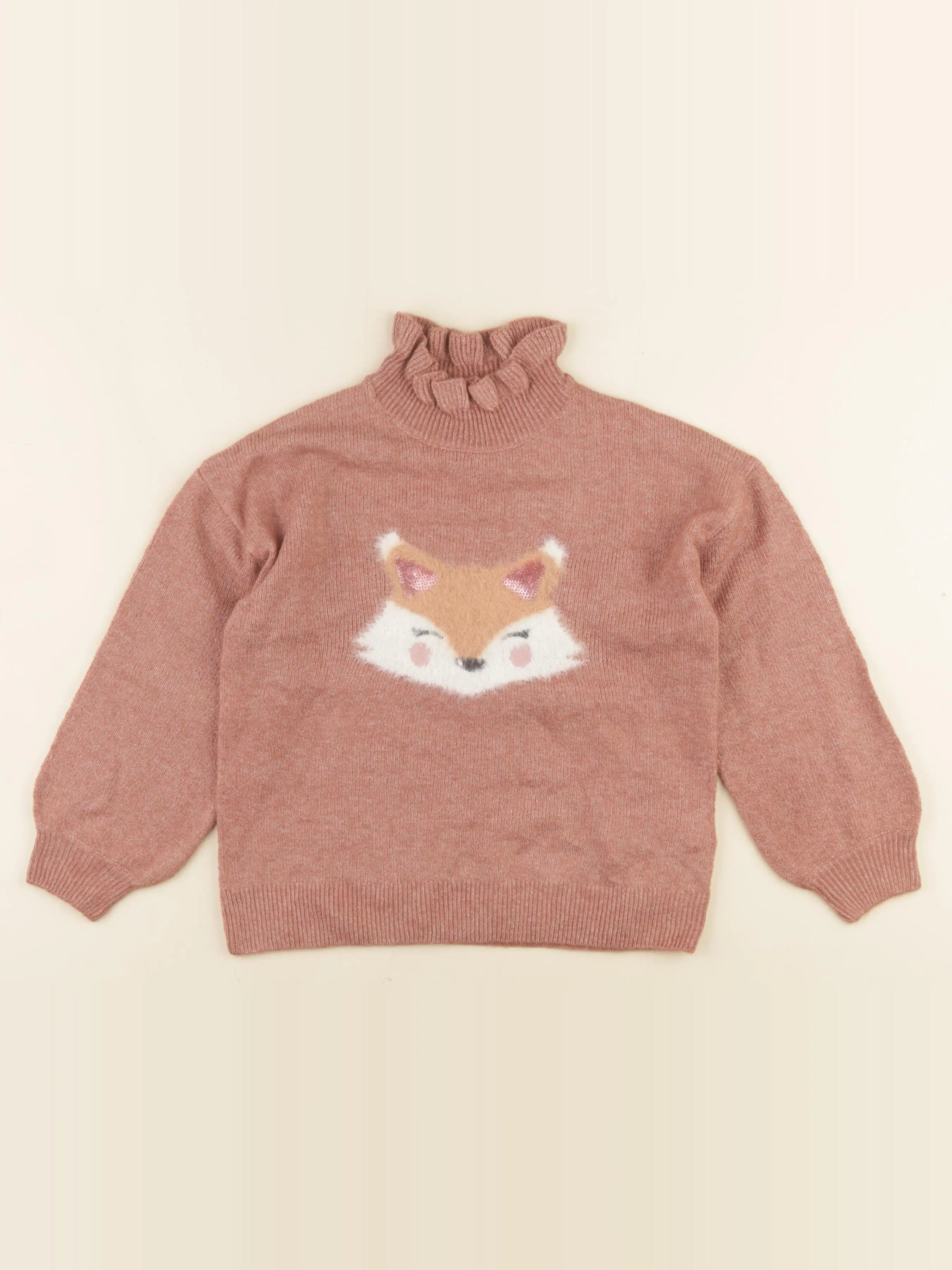 Vertbaudet - pull rose - 5 ans