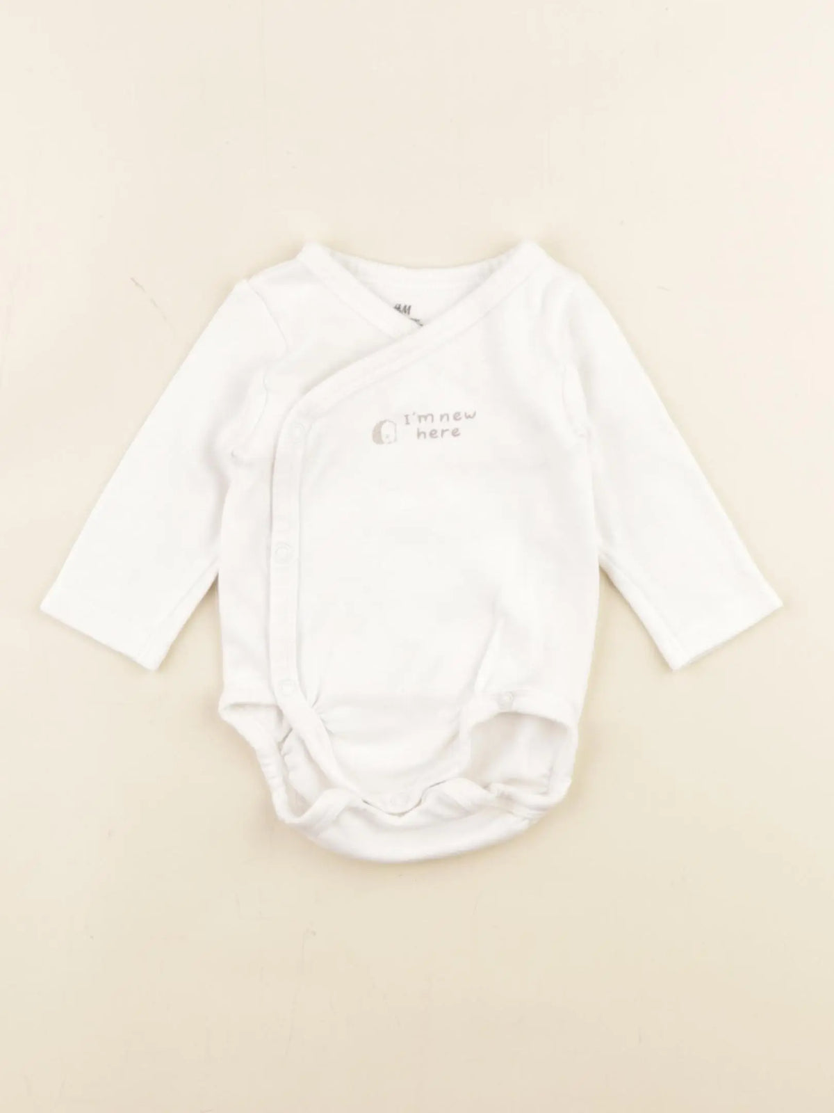 H&M - body blanc - 1/2 mois