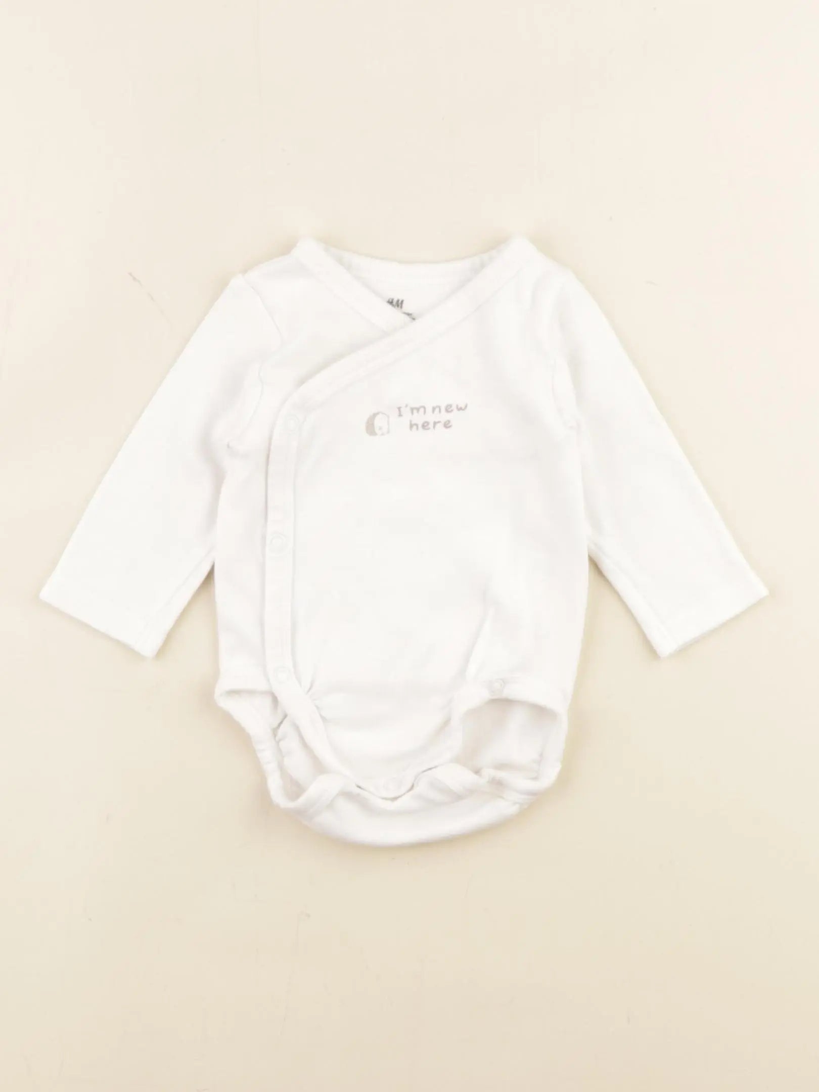 H&M - body blanc - 1/2 mois