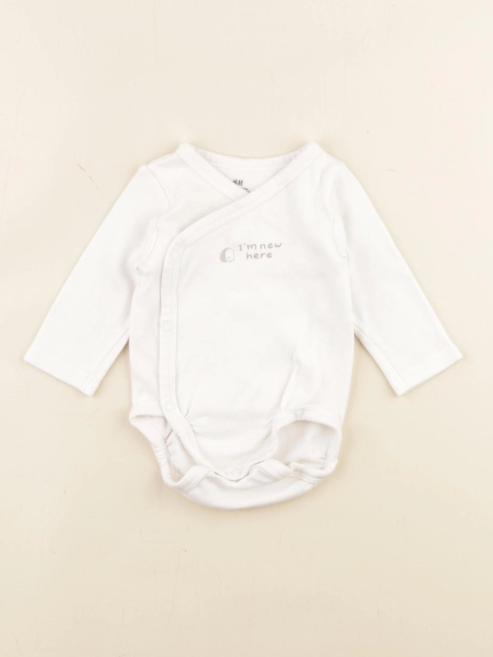 H&M - body blanc - 1/2 mois