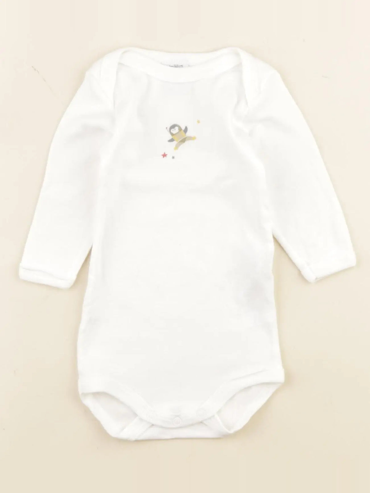 Petit Bateau - body blanc - 3 mois