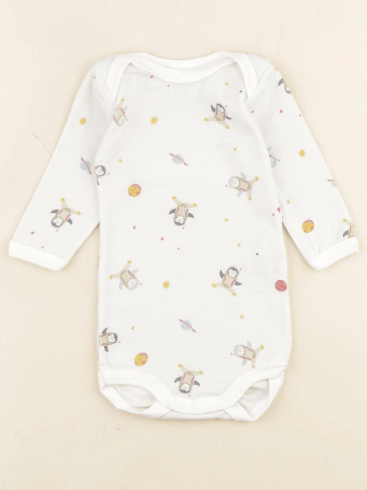 Petit Bateau - body blanc - 3 mois