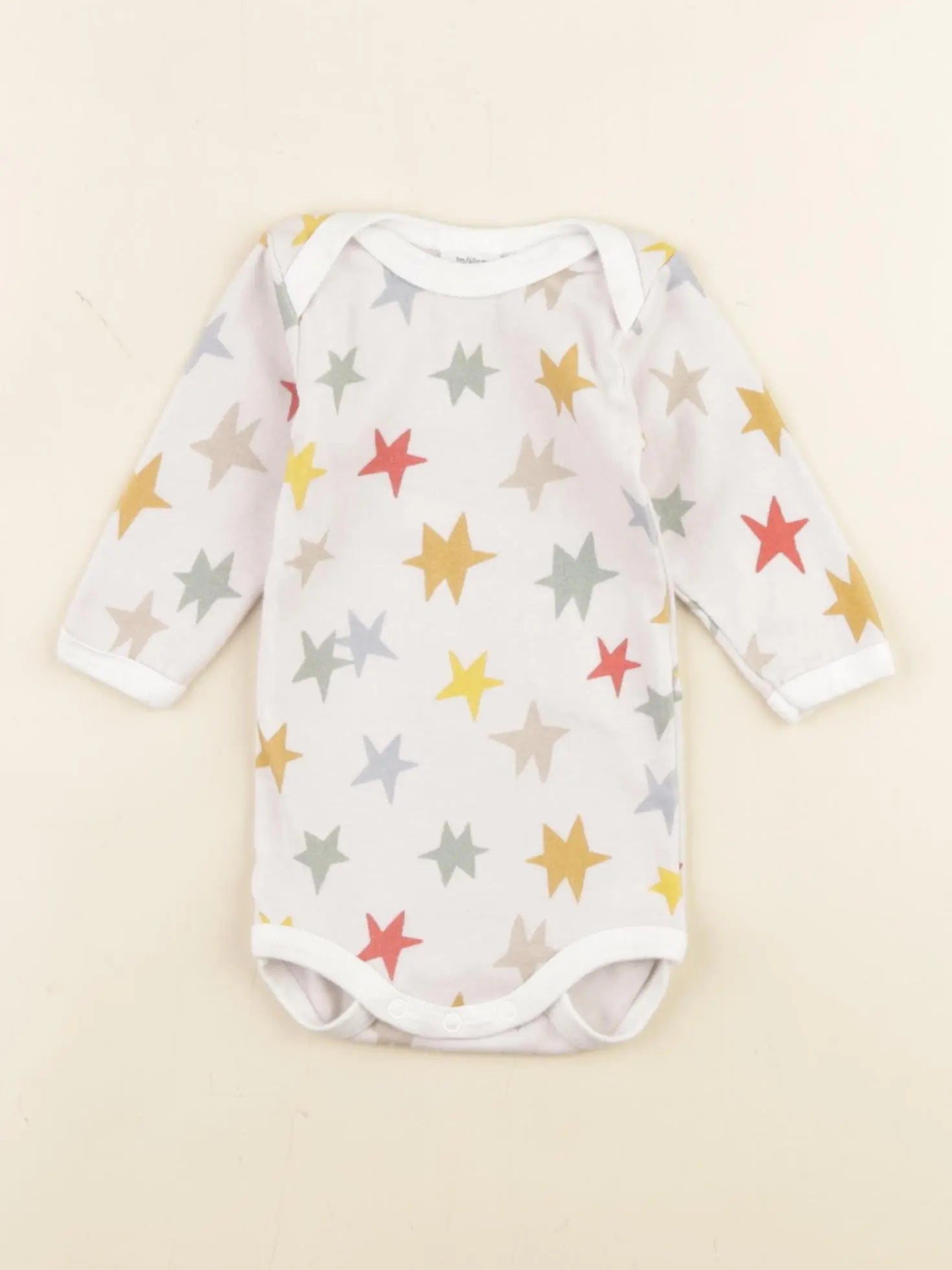 Petit Bateau - body gris - 3 mois