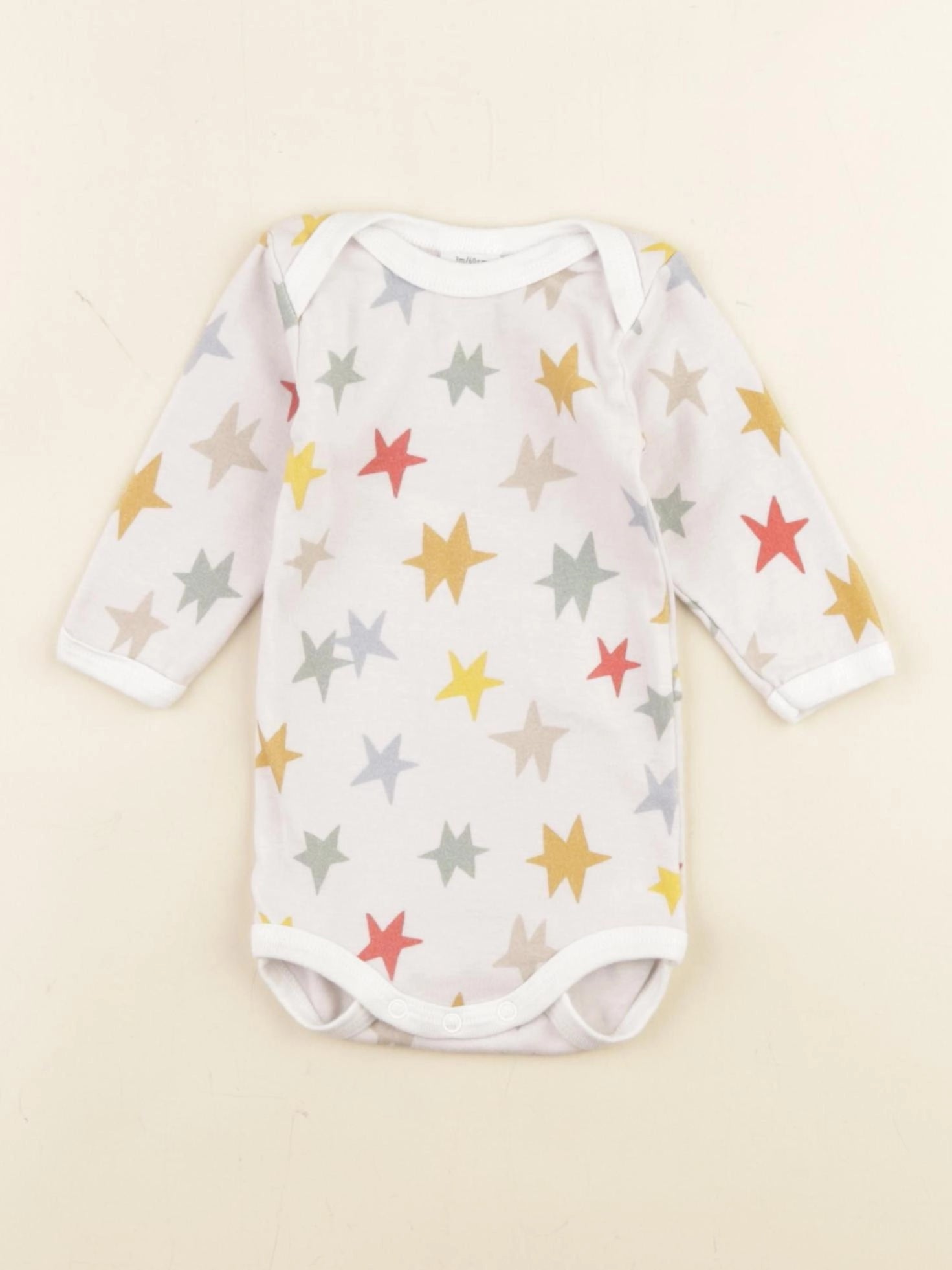 Petit Bateau - body gris - 3 mois