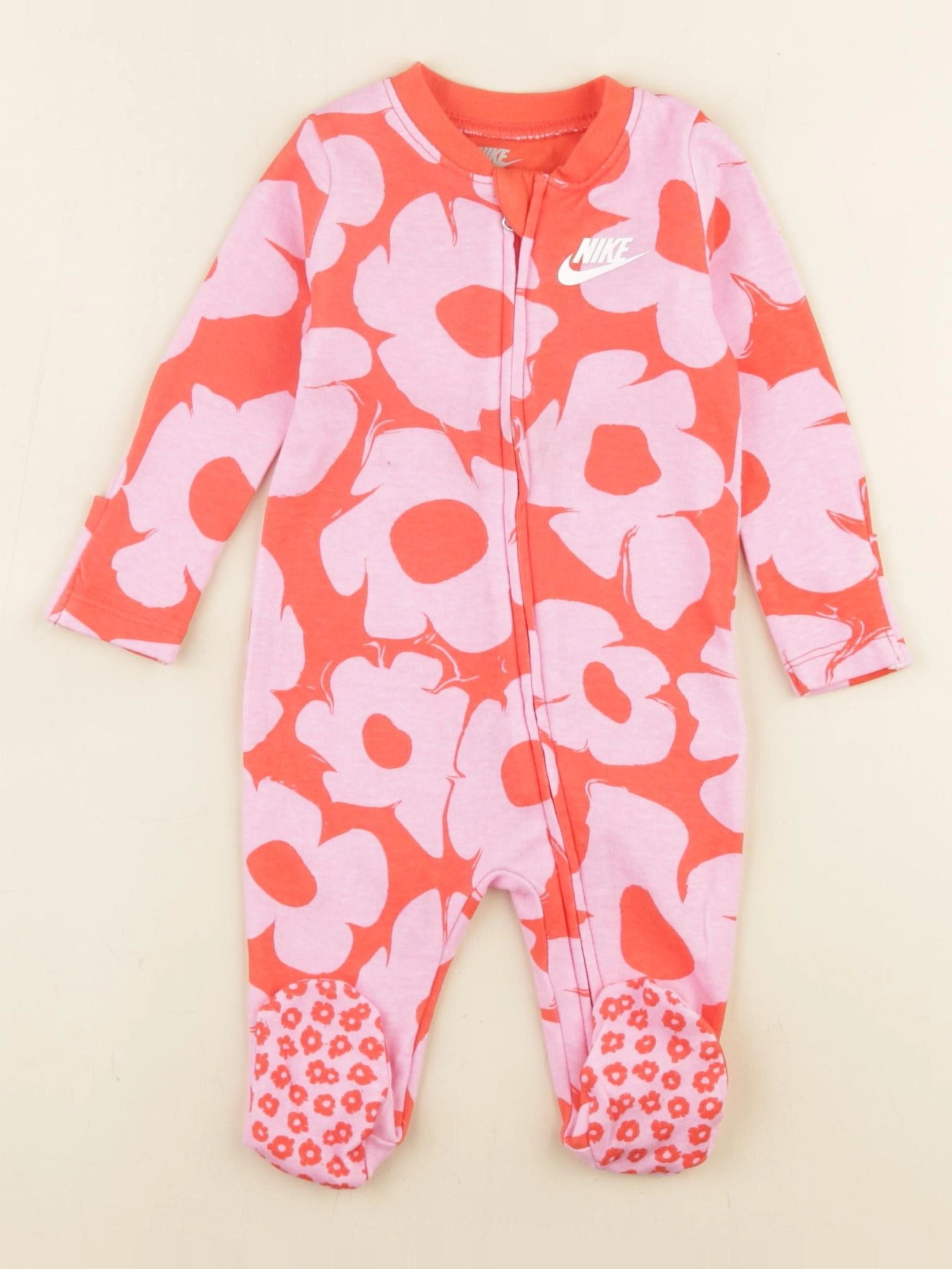 Nike - pyjama coton rose, rouge - 3 mois