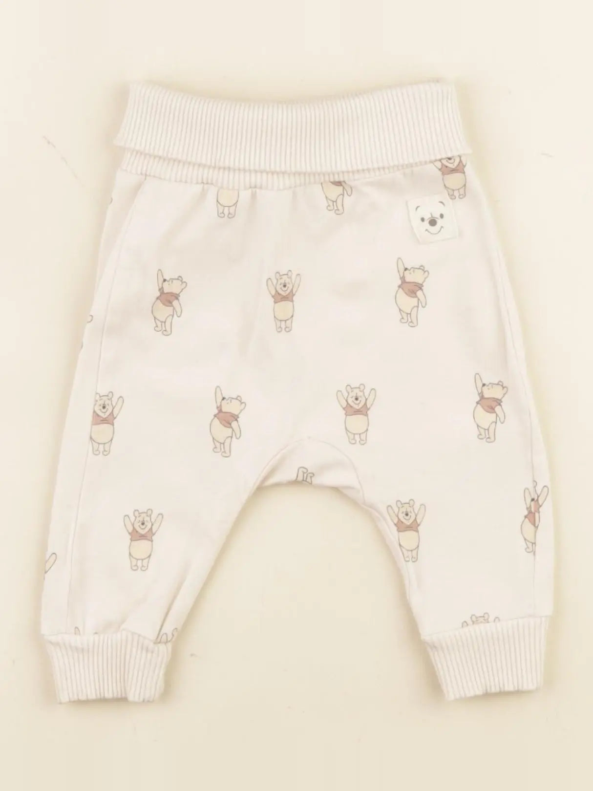 H&M - sarouel beige - 2/4 mois