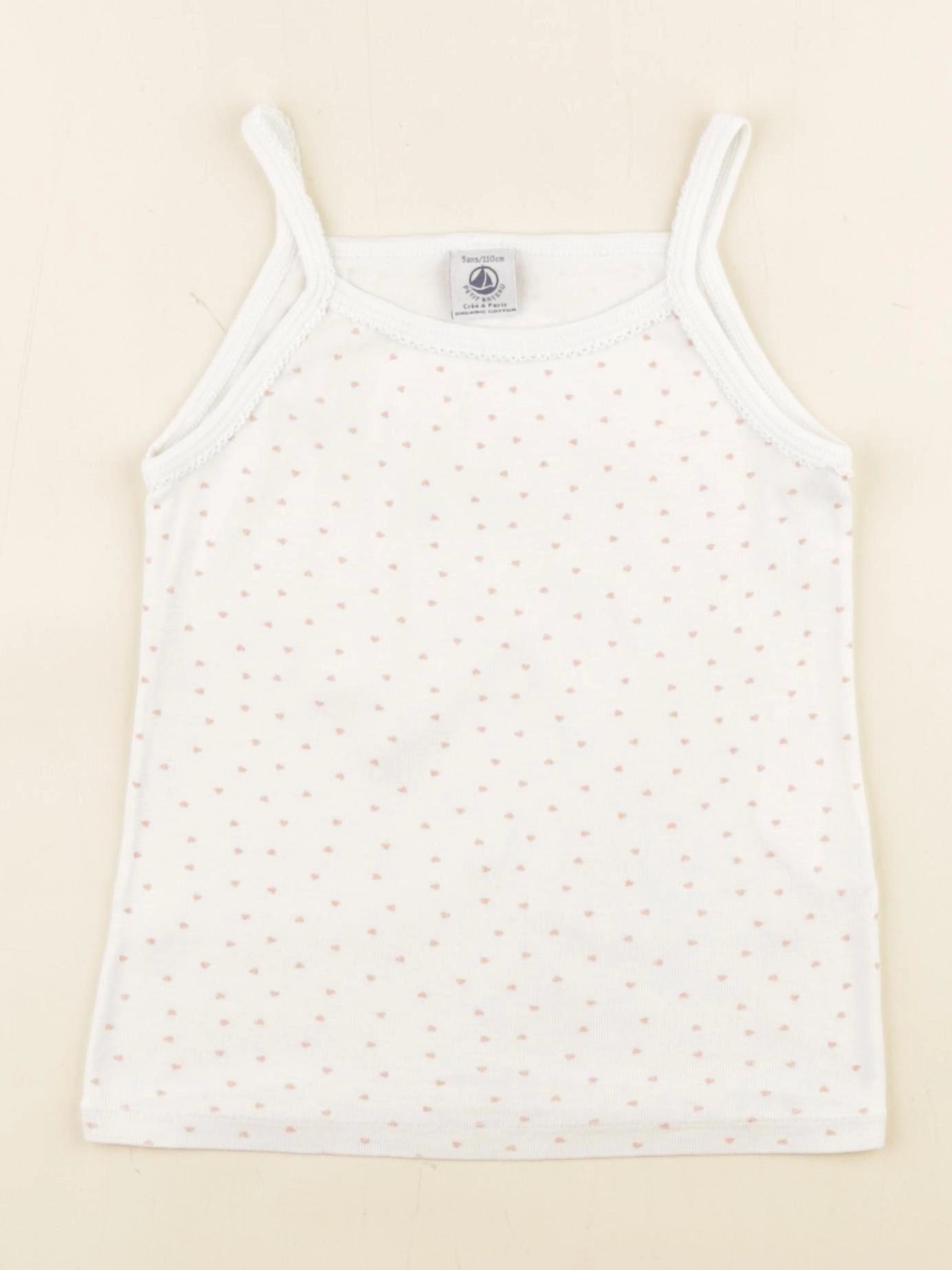Petit Bateau - maillot de corps rose - 5 ans