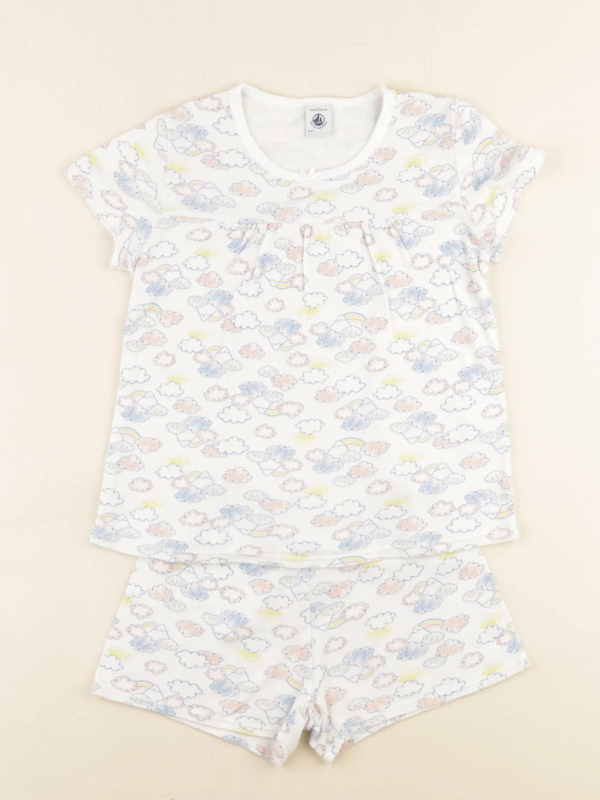 Petit Bateau - pyjama coton multicolore - 6 ans