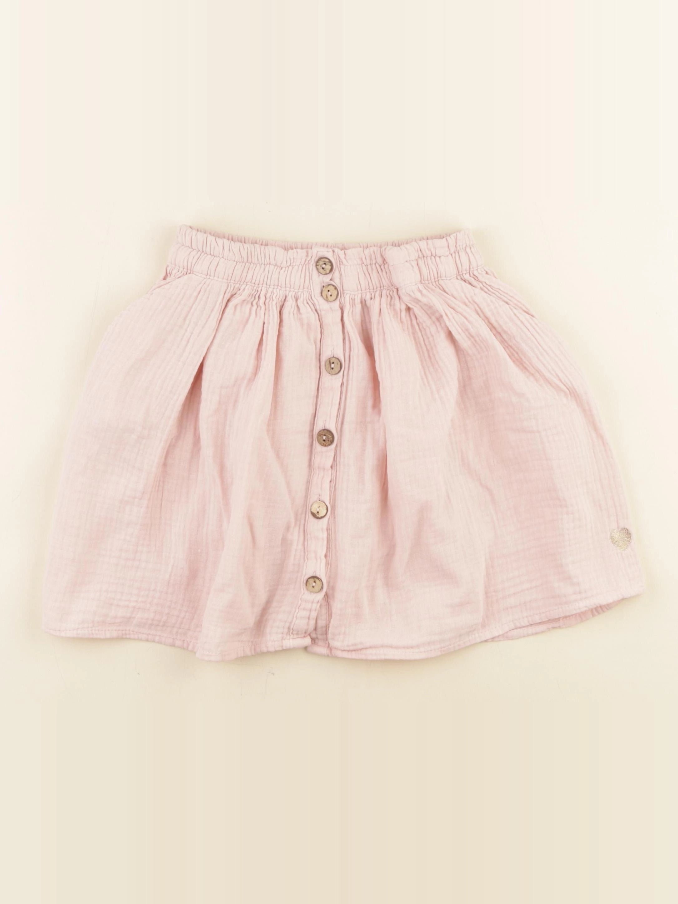 Vertbaudet - jupe rose - 7 ans