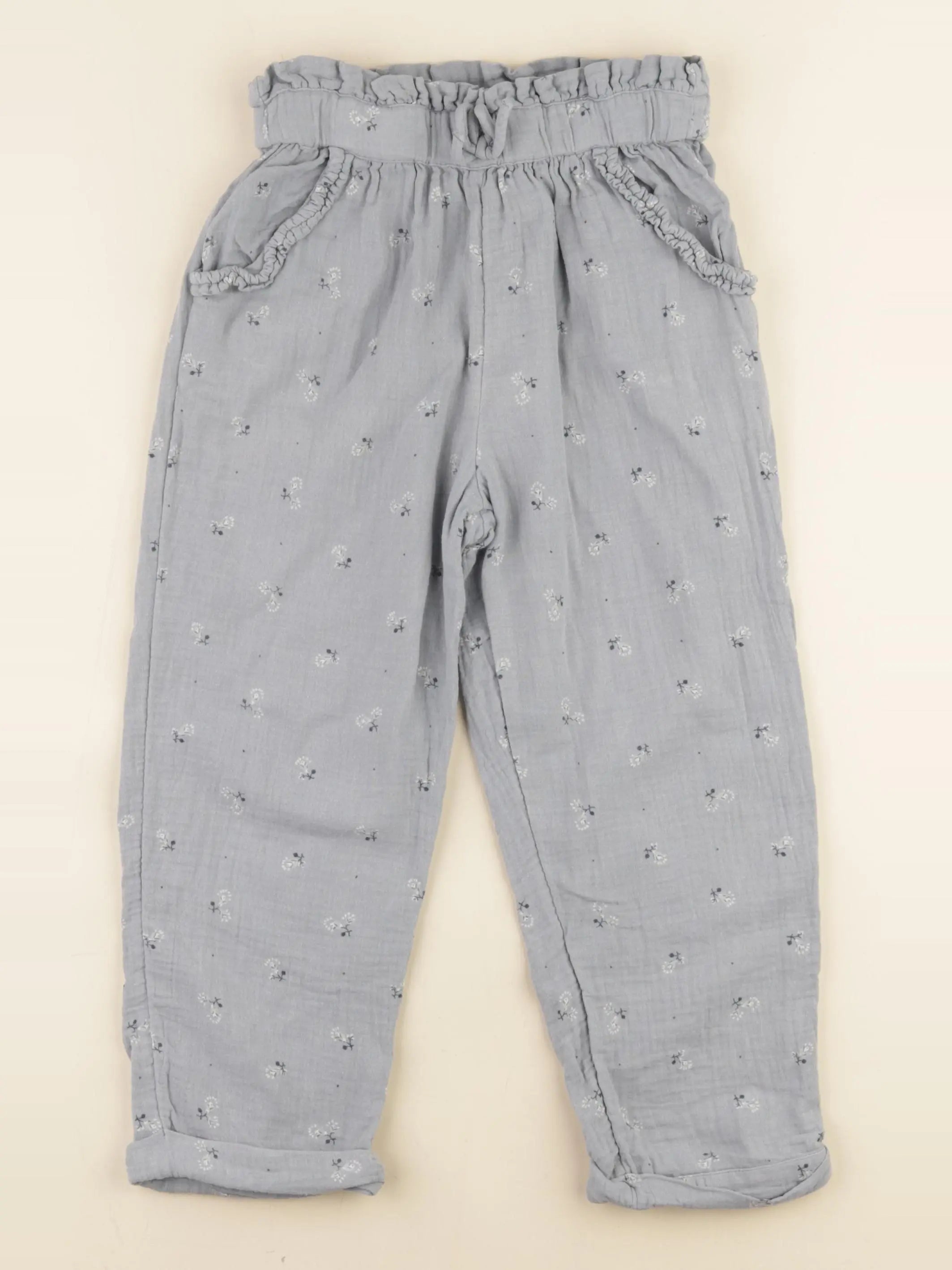 Vertbaudet - pantalon bleu - 8 ans