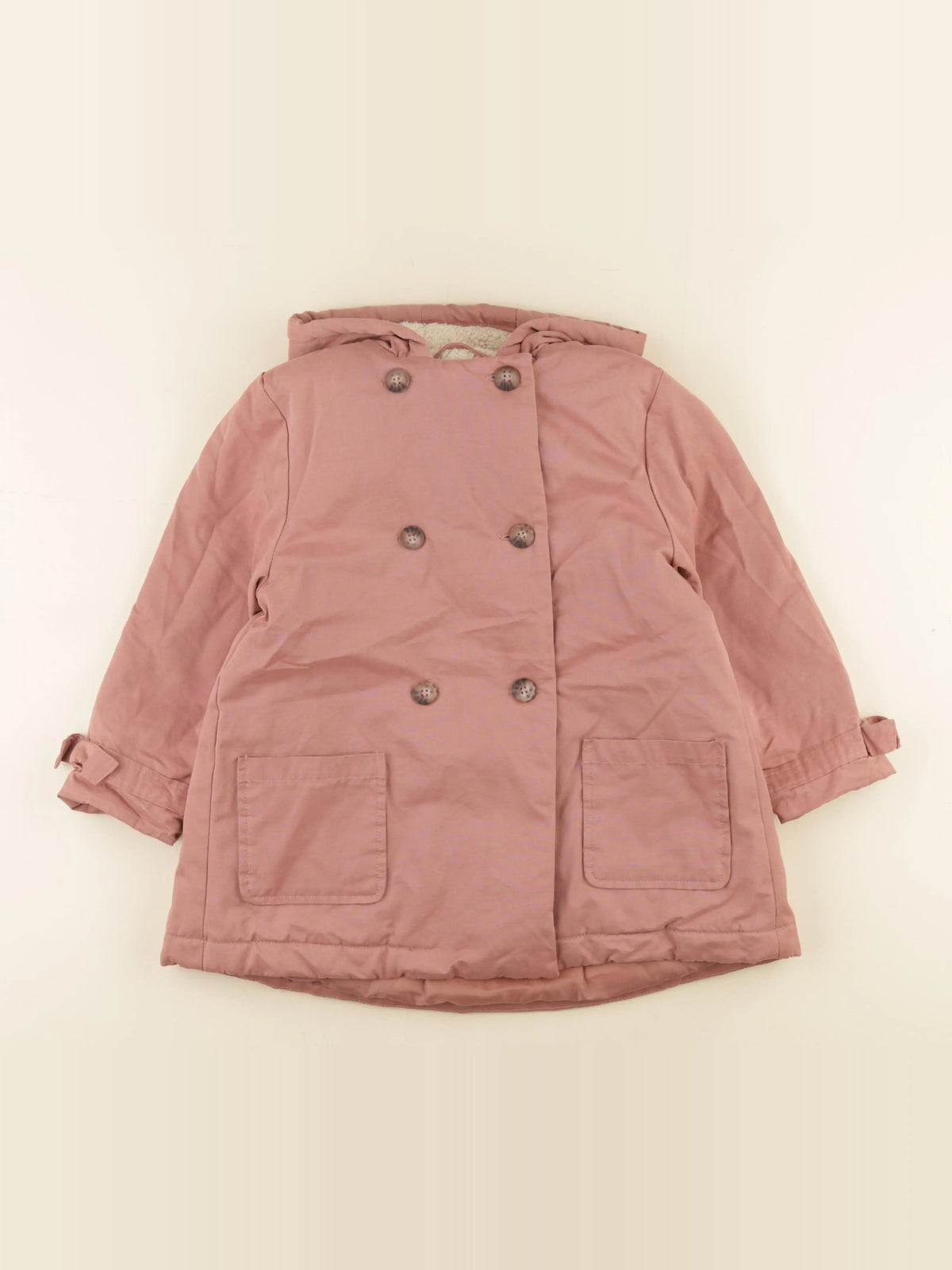 Vertbaudet - parka rose - 8 ans