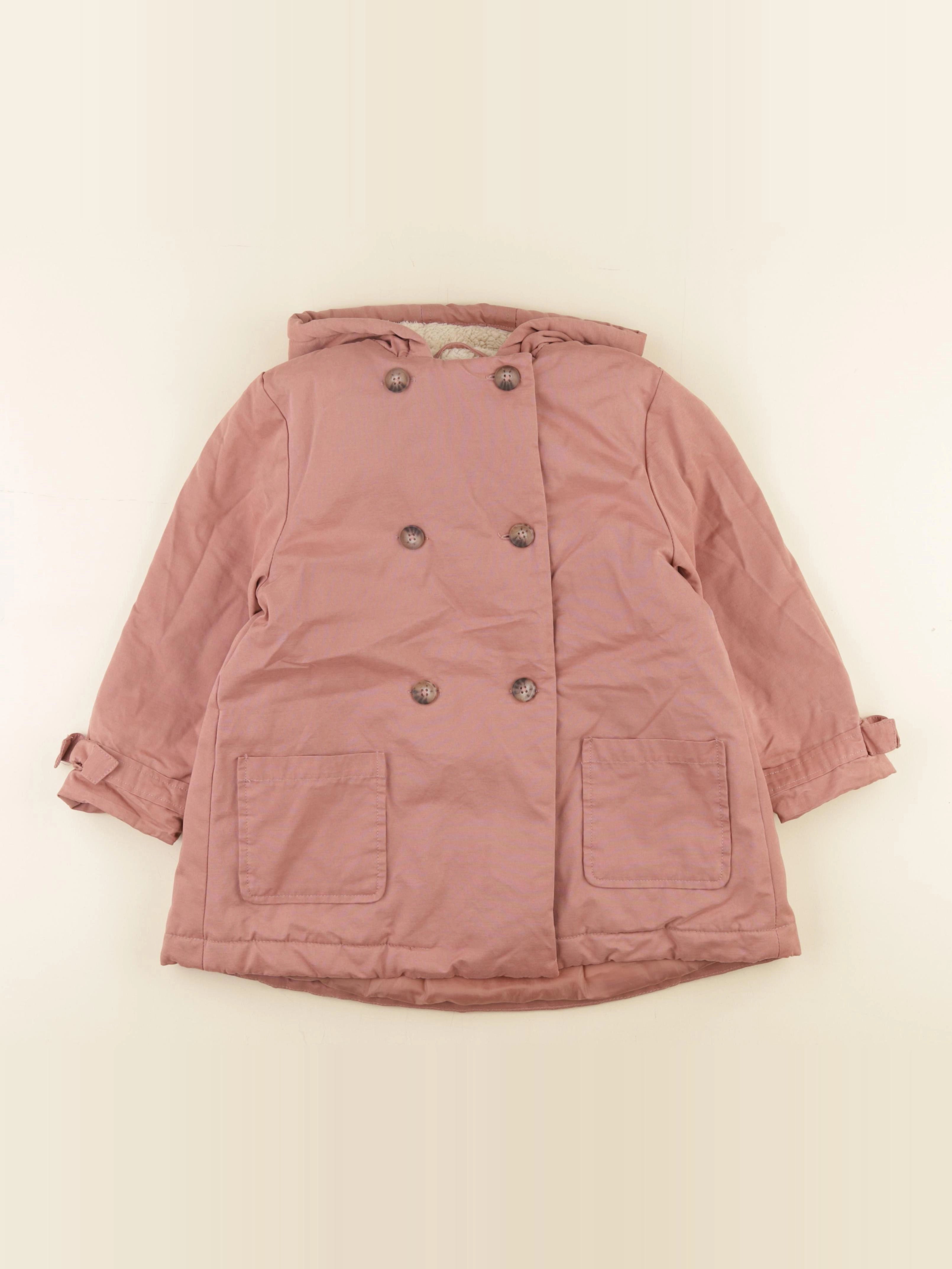Vertbaudet - parka rose - 8 ans