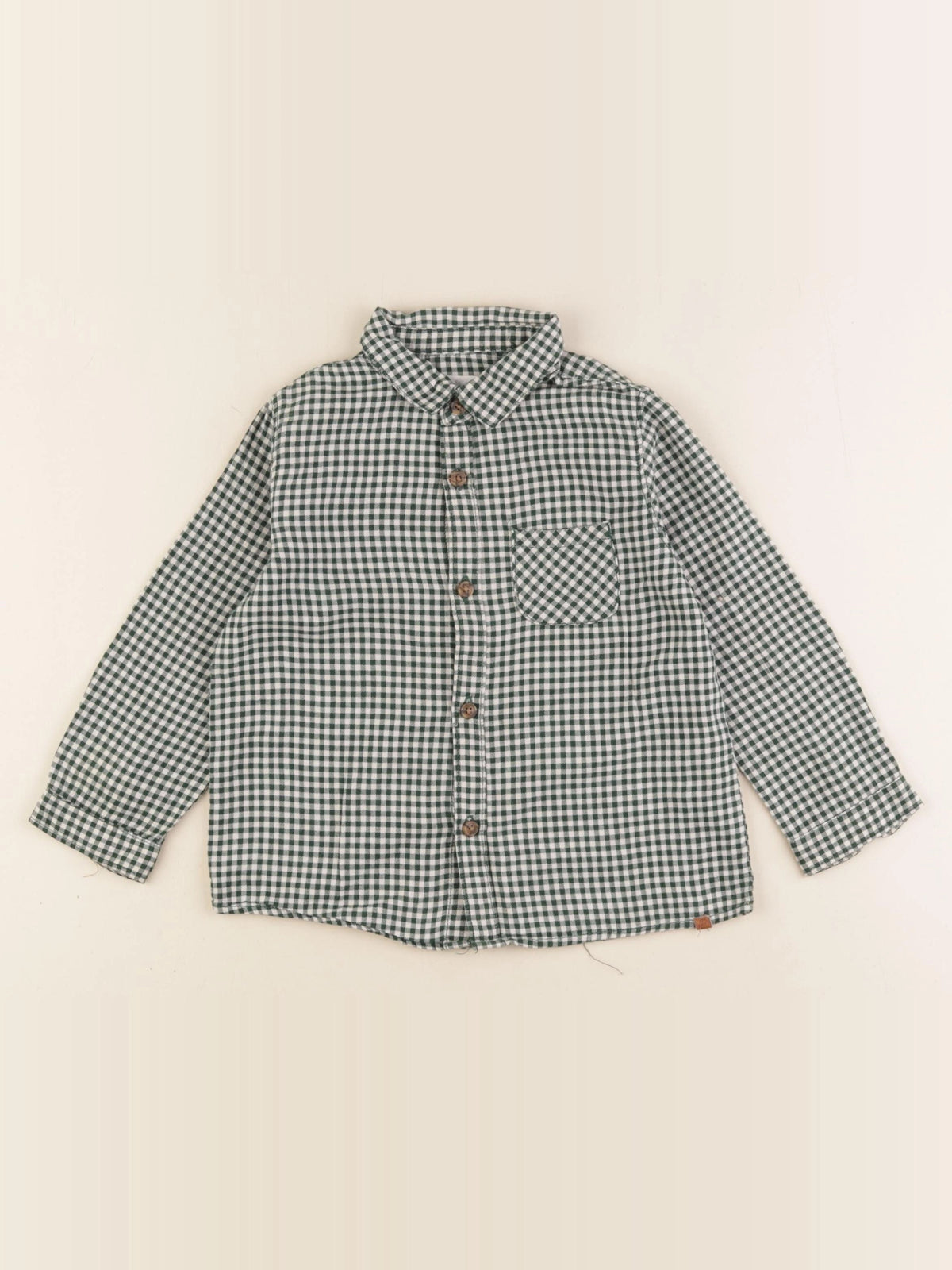 Zara - chemise vert - 18/24 mois