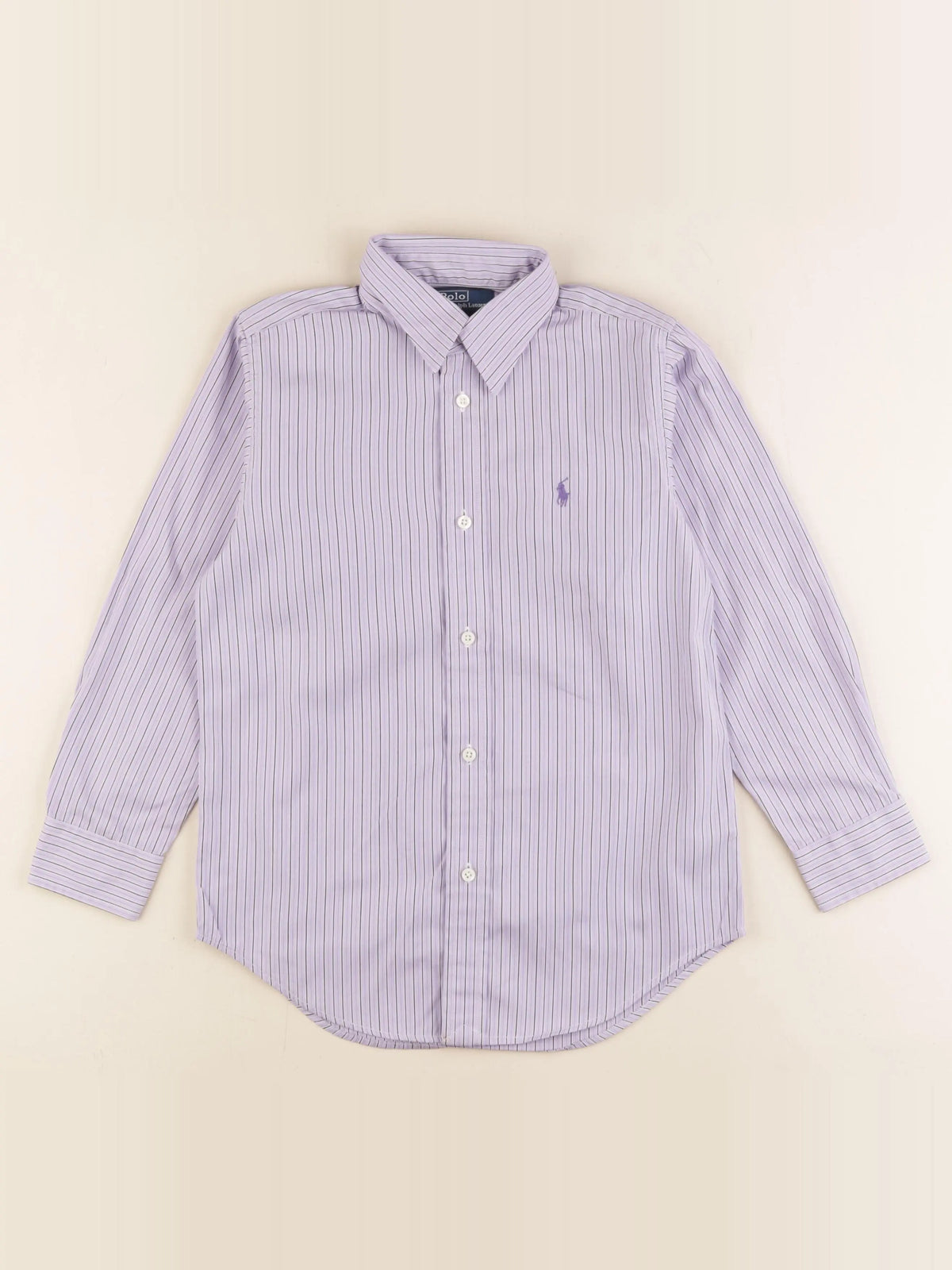 Ralph Lauren - chemise violet - 7 ans