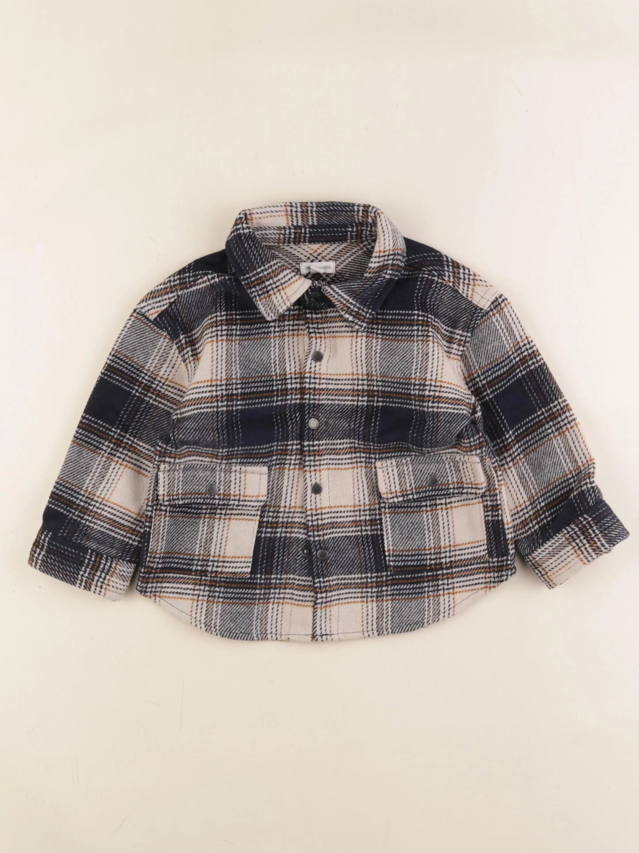 Vertbaudet - chemise multicolore - 18 mois