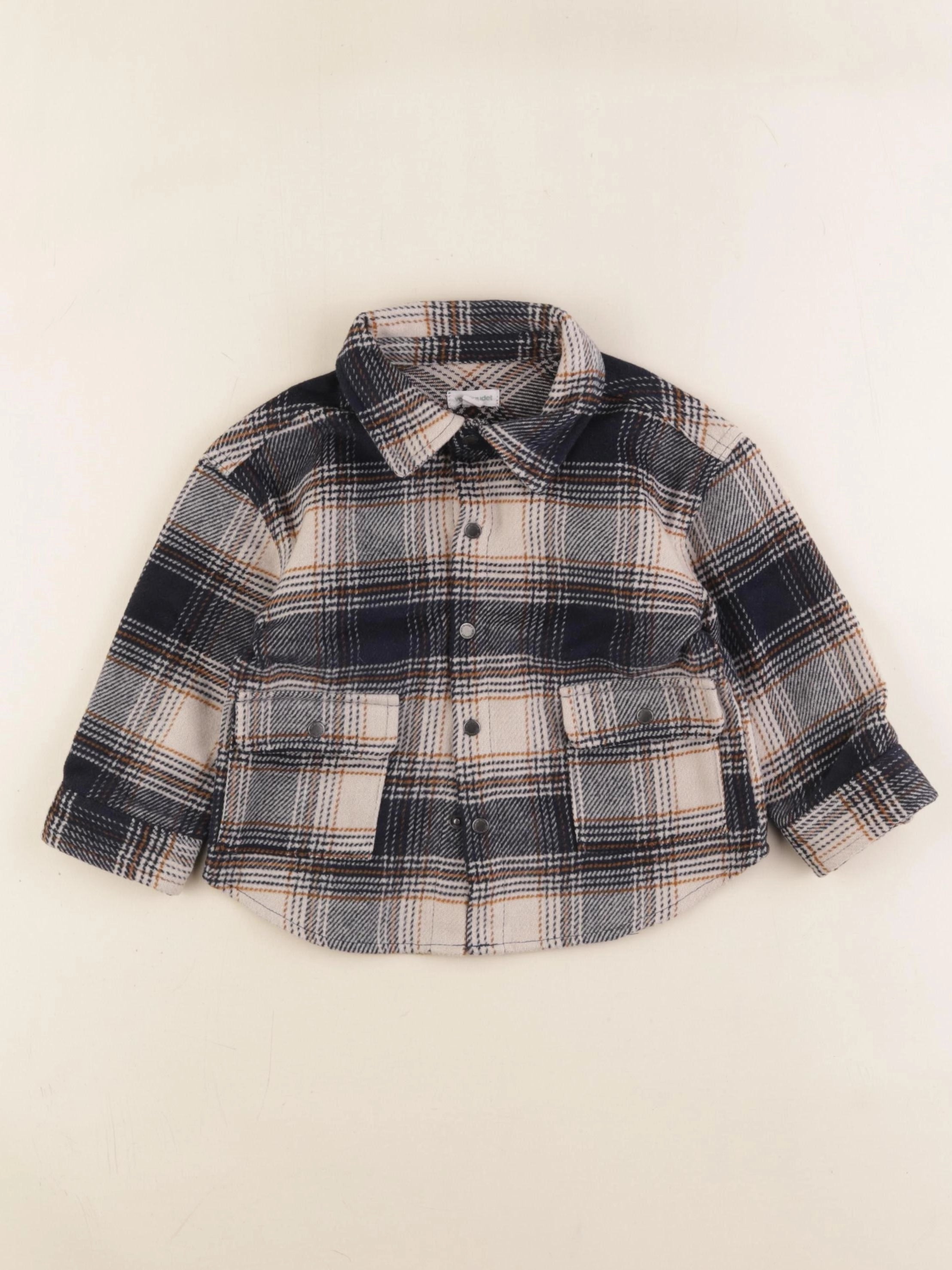 Vertbaudet - chemise multicolore - 18 mois