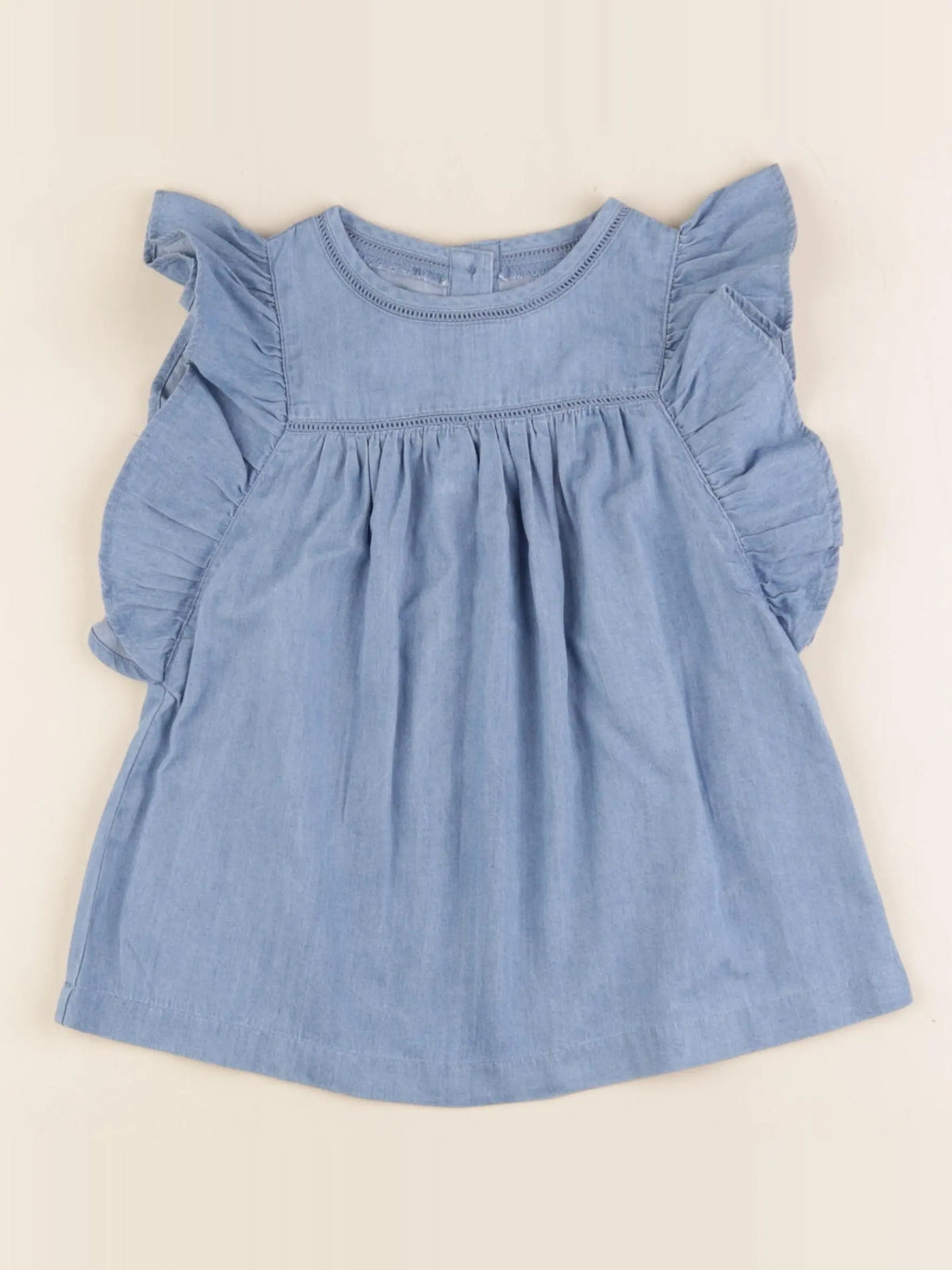 Monoprix - robe bleu - 4 ans