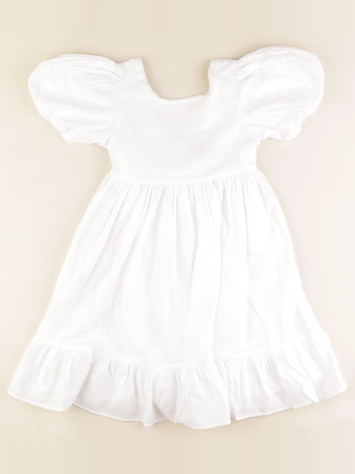 Cyrillus - robe blanc - 6 ans