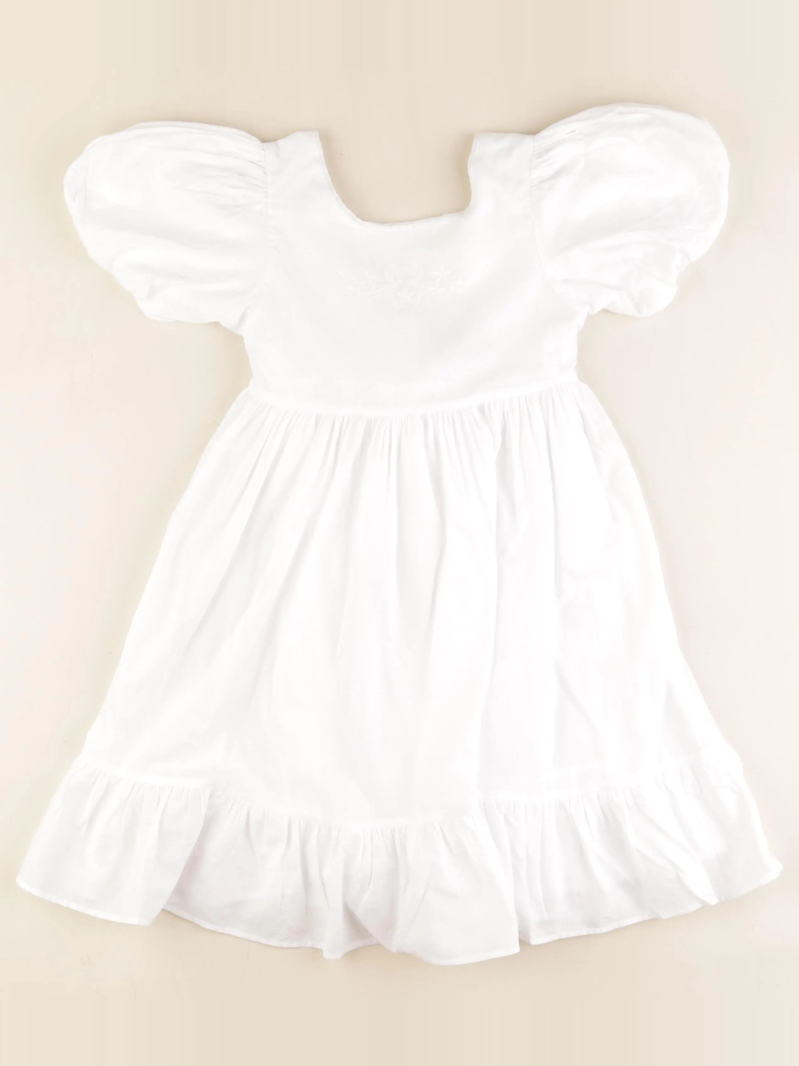 Cyrillus - robe blanc - 6 ans