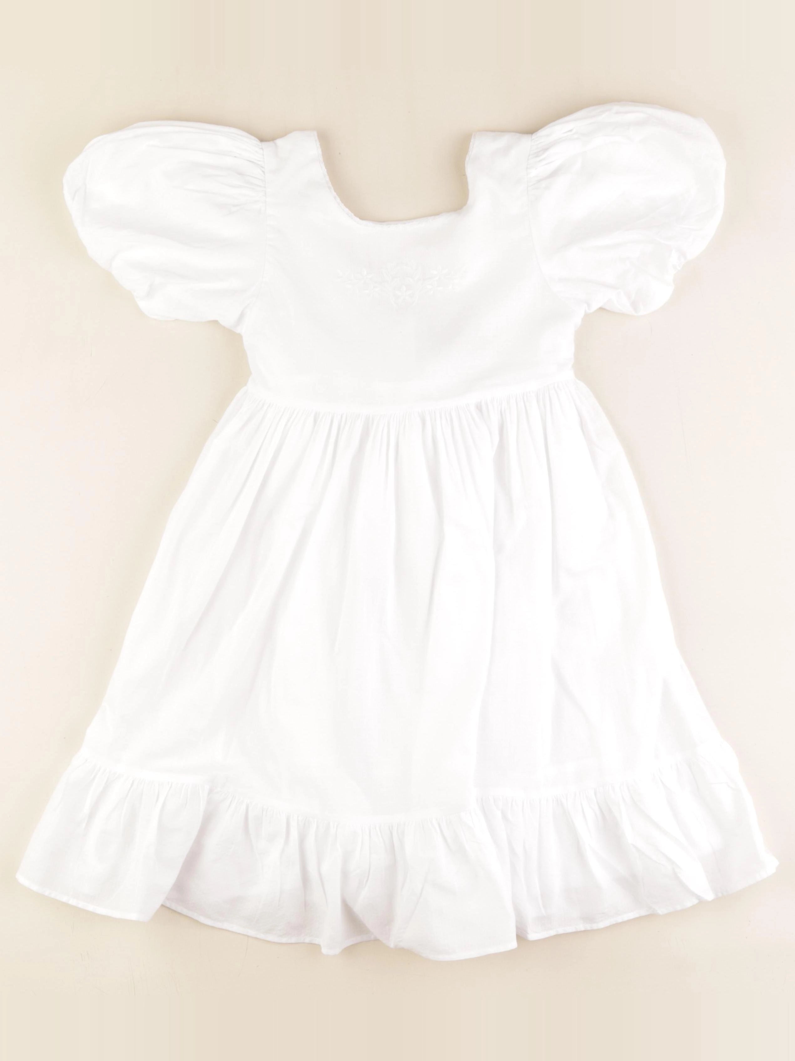 Cyrillus - robe blanc - 6 ans