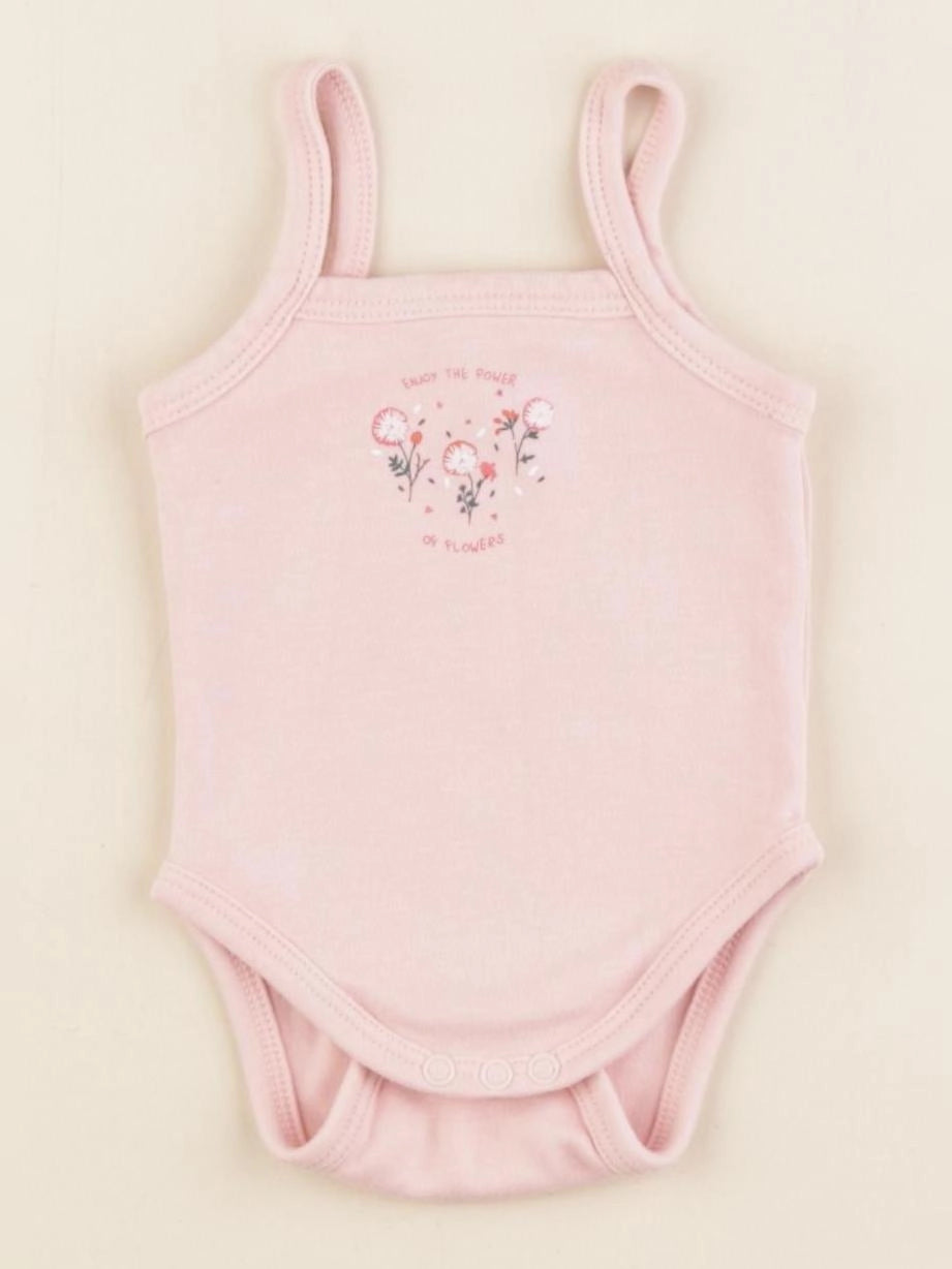 Vertbaudet - body rose - 1 mois