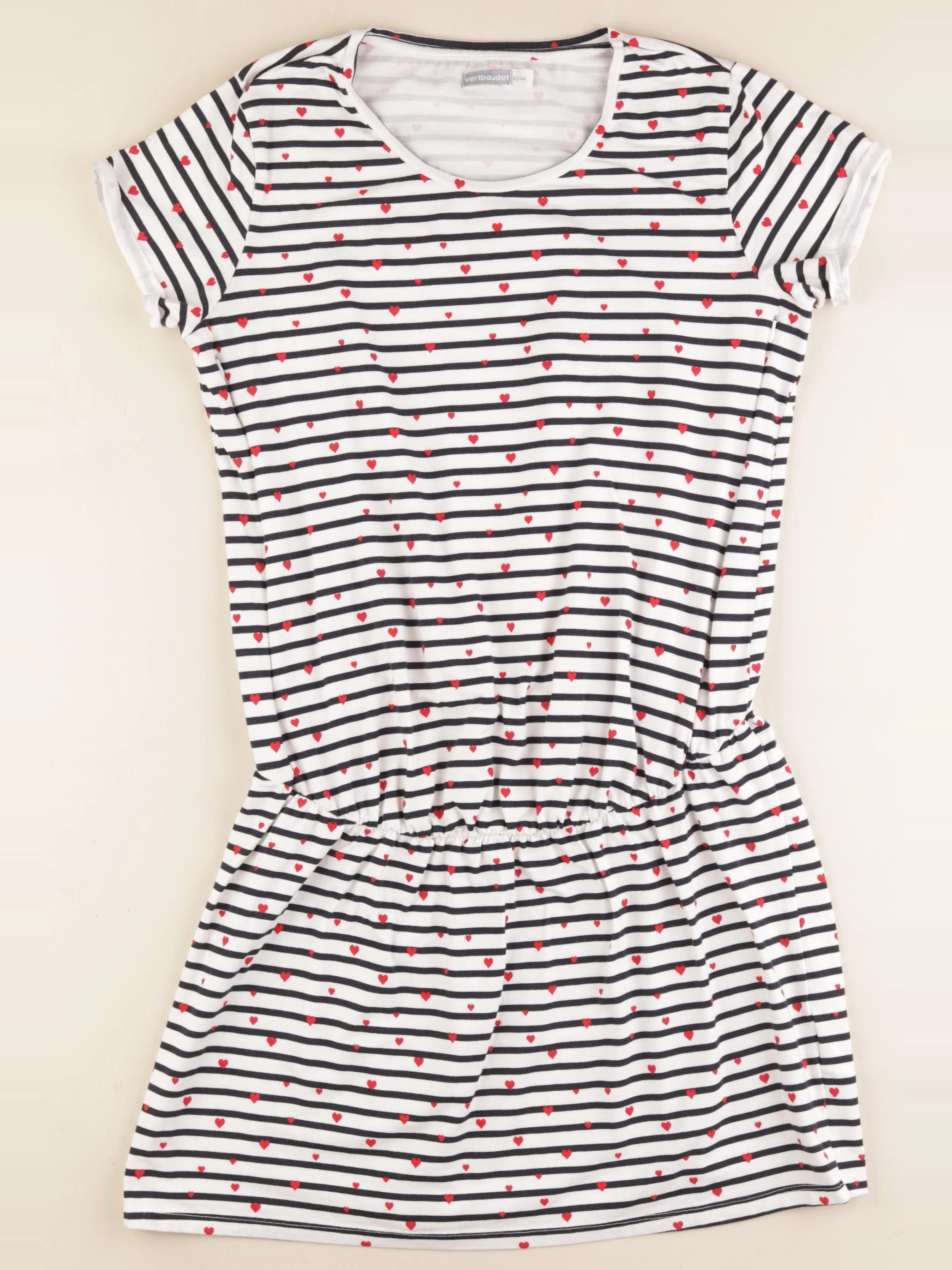 Vertbaudet - robe grossesse, allaitement bleu - 42 à 44