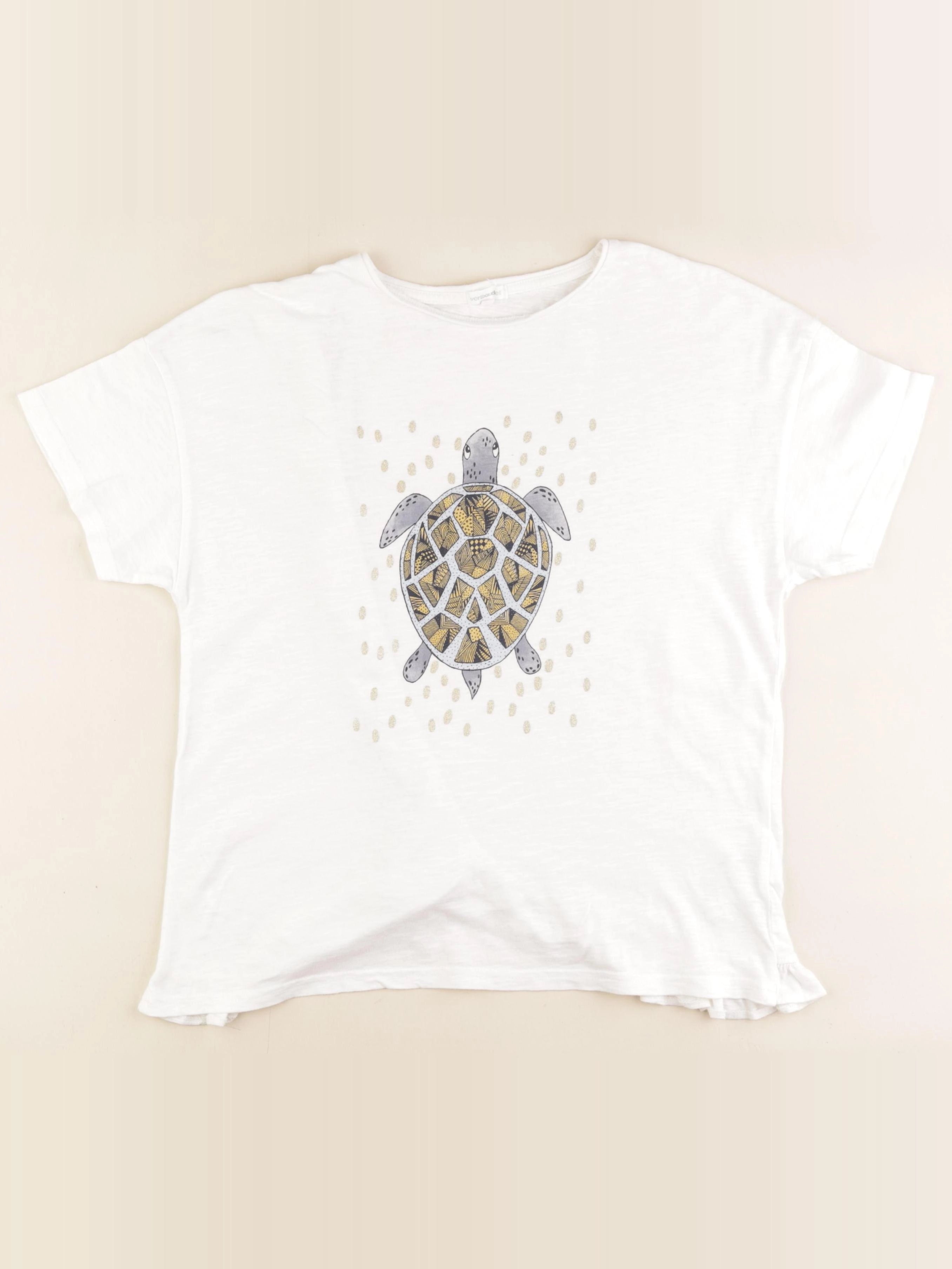 Vertbaudet - tee-shirt blanc - 14 ans