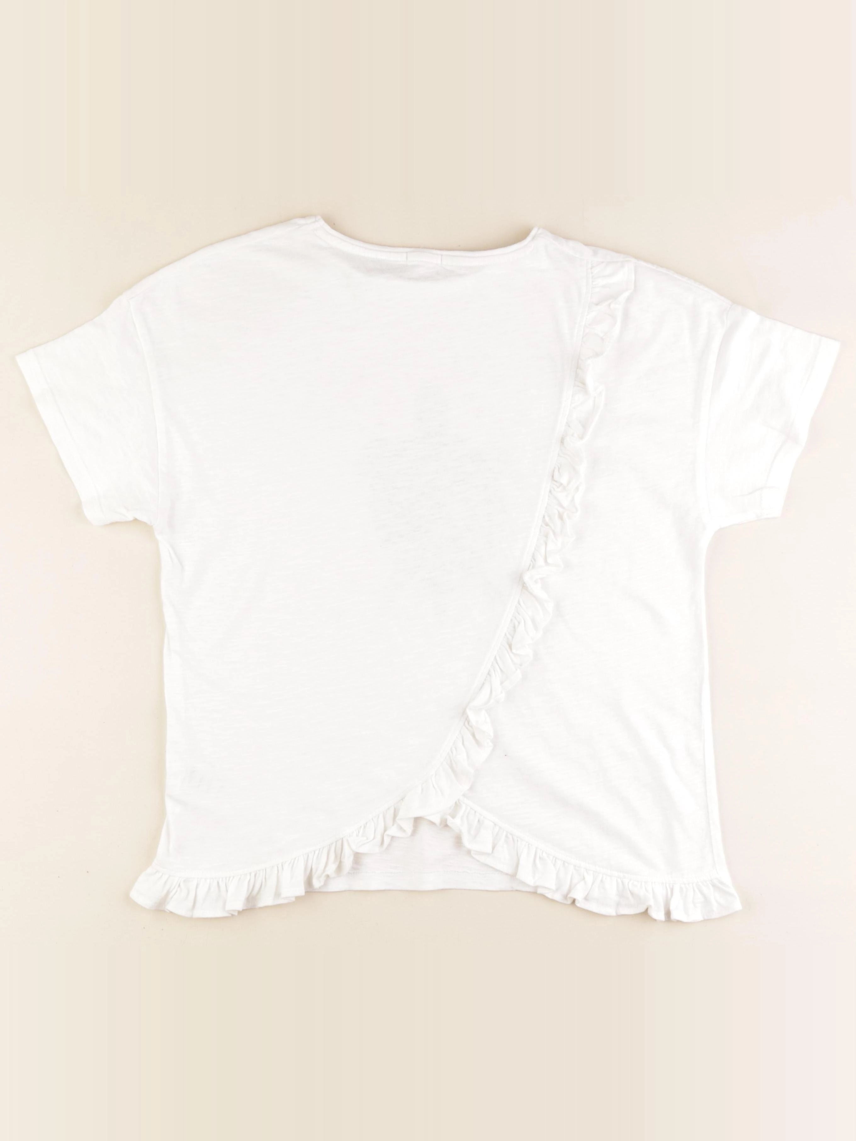 Vertbaudet - tee-shirt blanc - 14 ans