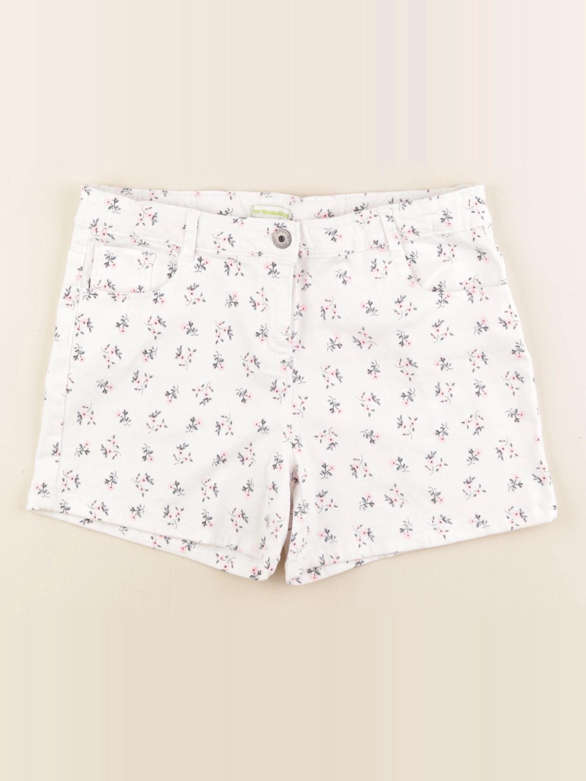 Vertbaudet - short blanc - 14 ans