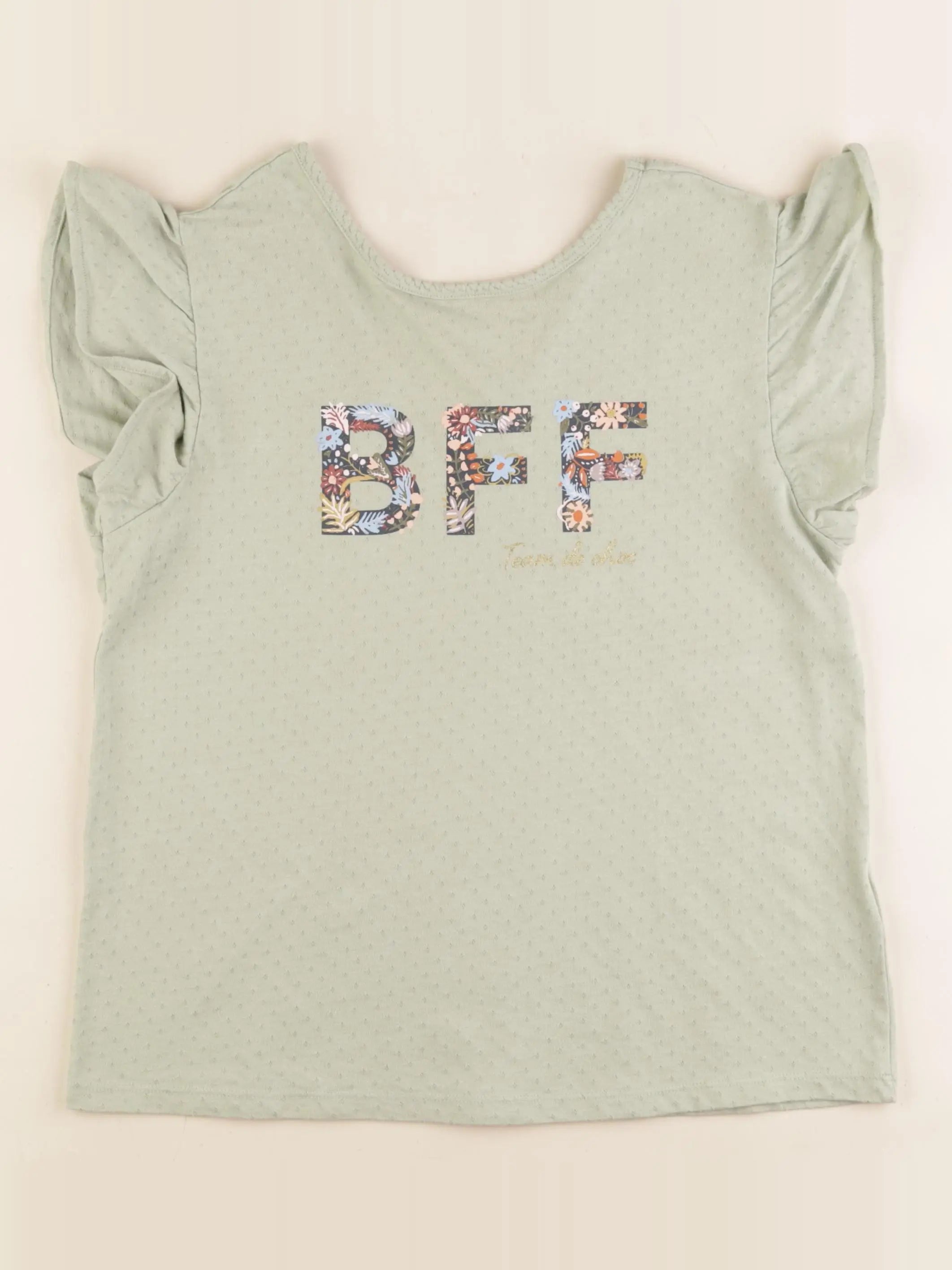 Vertbaudet - tee-shirt vert - 14 ans