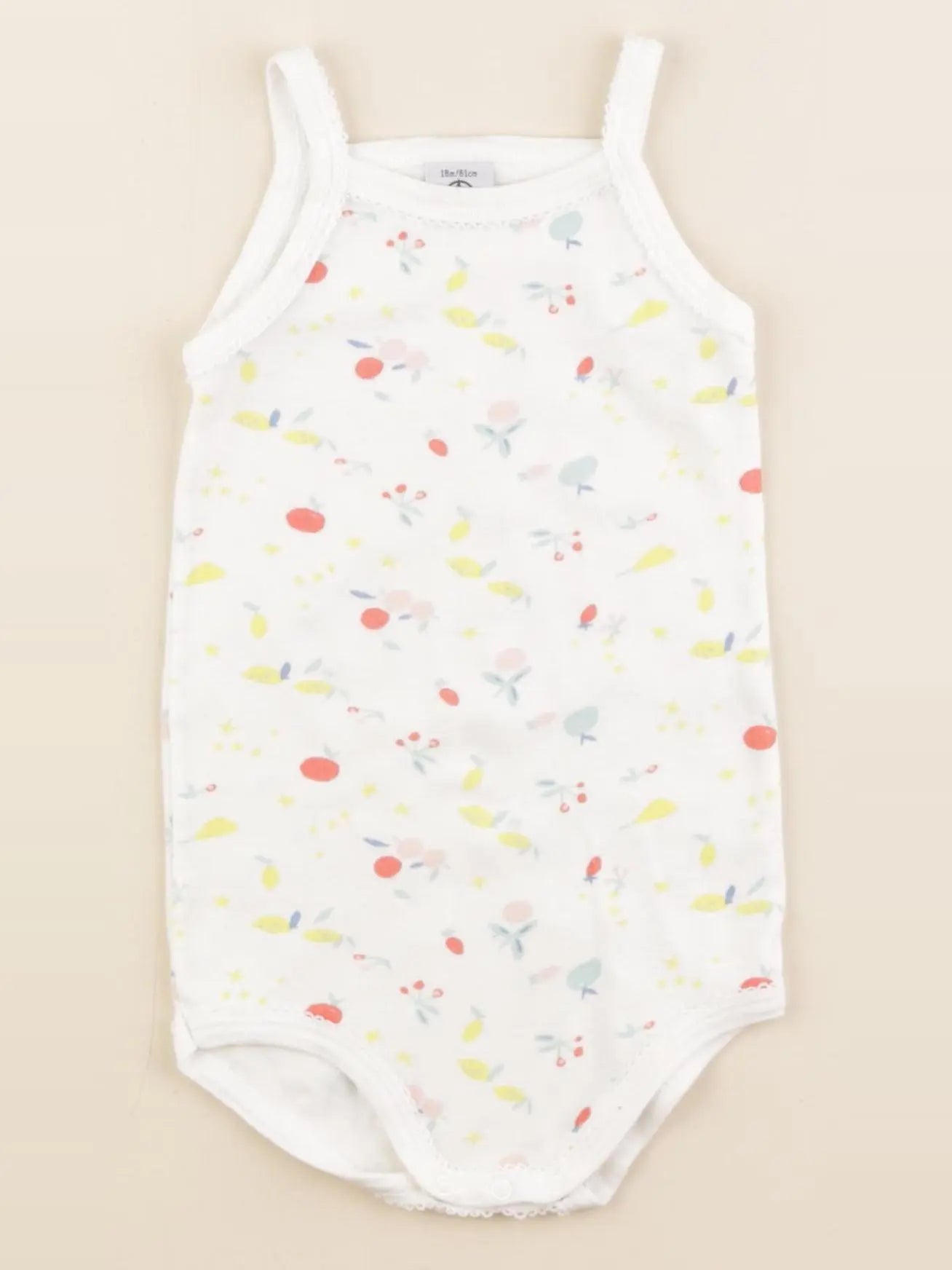Petit Bateau - body blanc - 18 mois