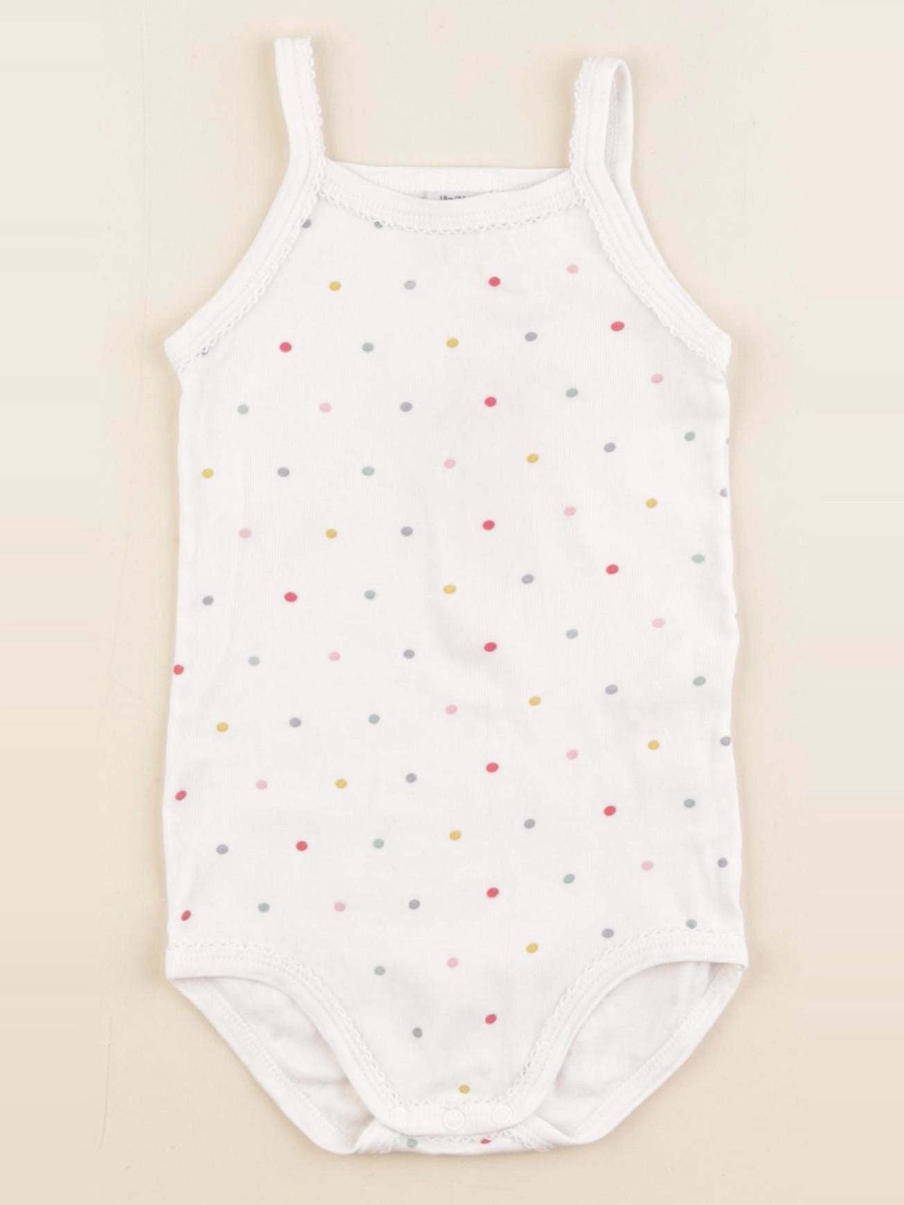 Petit Bateau - body blanc - 18 mois