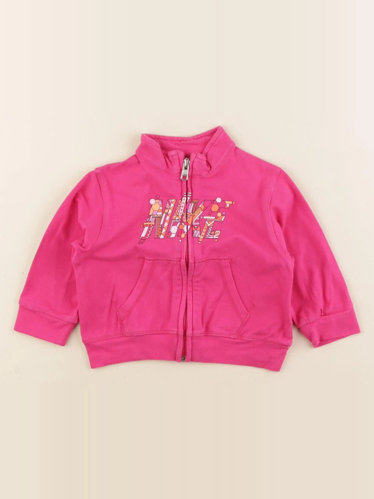 Nike - sweat rose - 6/9 mois