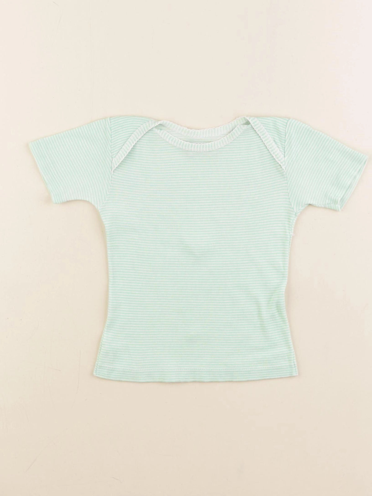Petit Bateau - maillot de corps vert - 2 ans