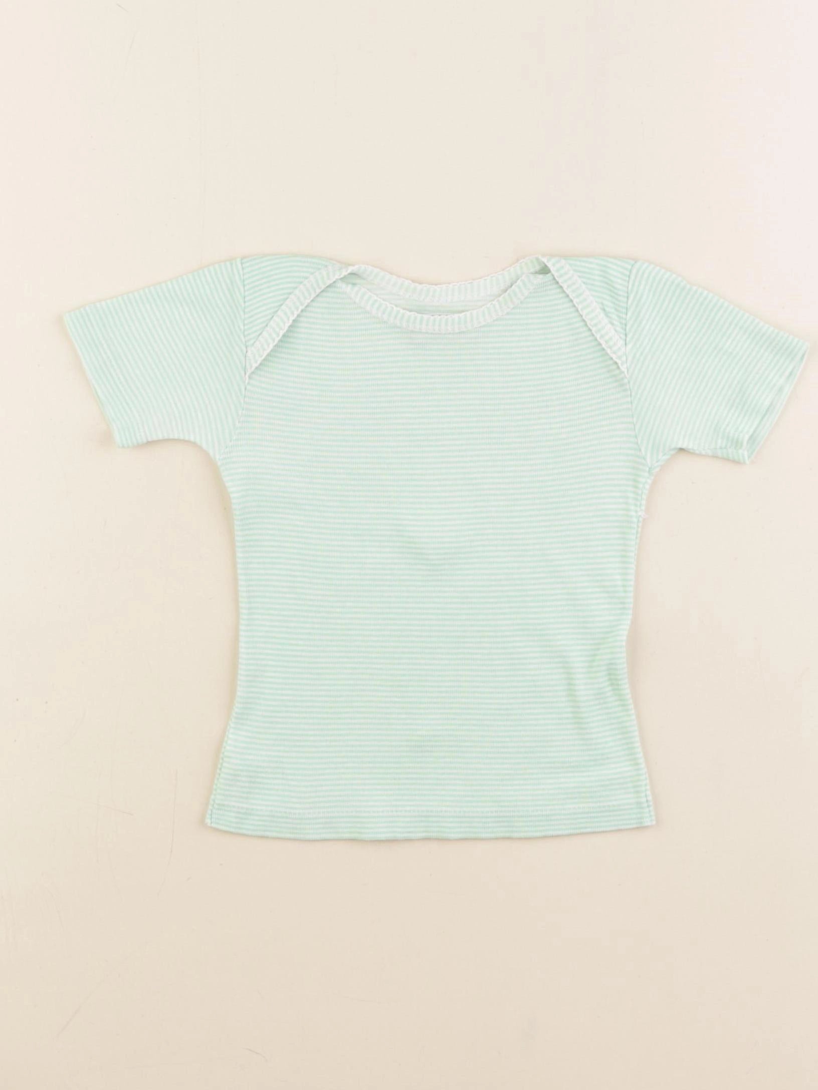 Petit Bateau - maillot de corps vert - 2 ans