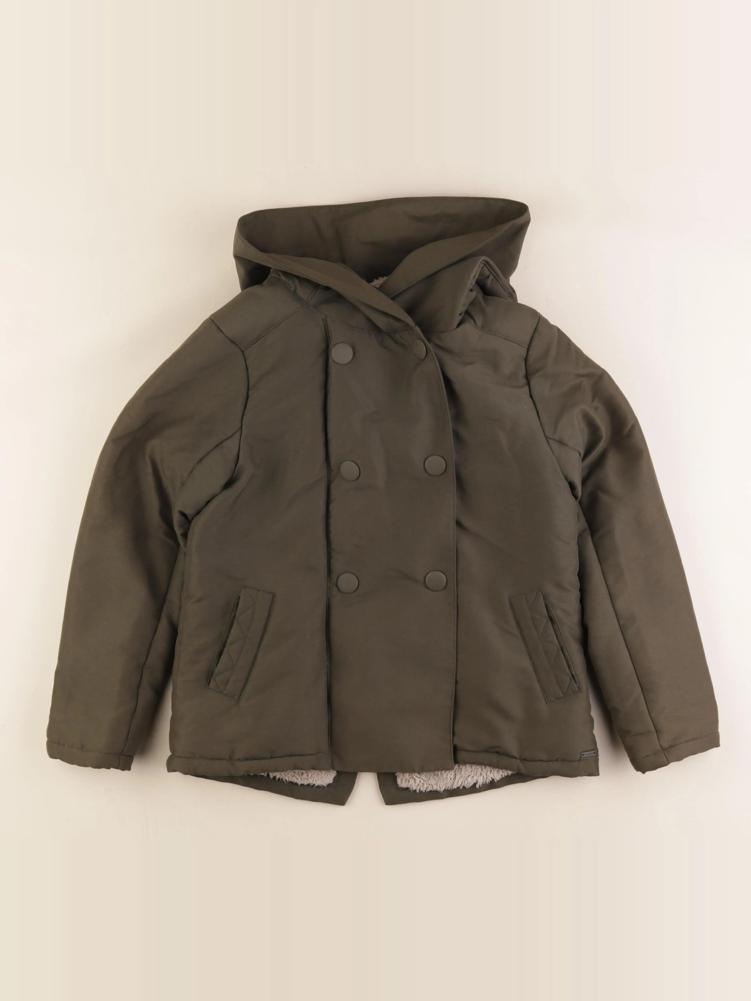 Okaidi - veste doublé vert - 10 ans