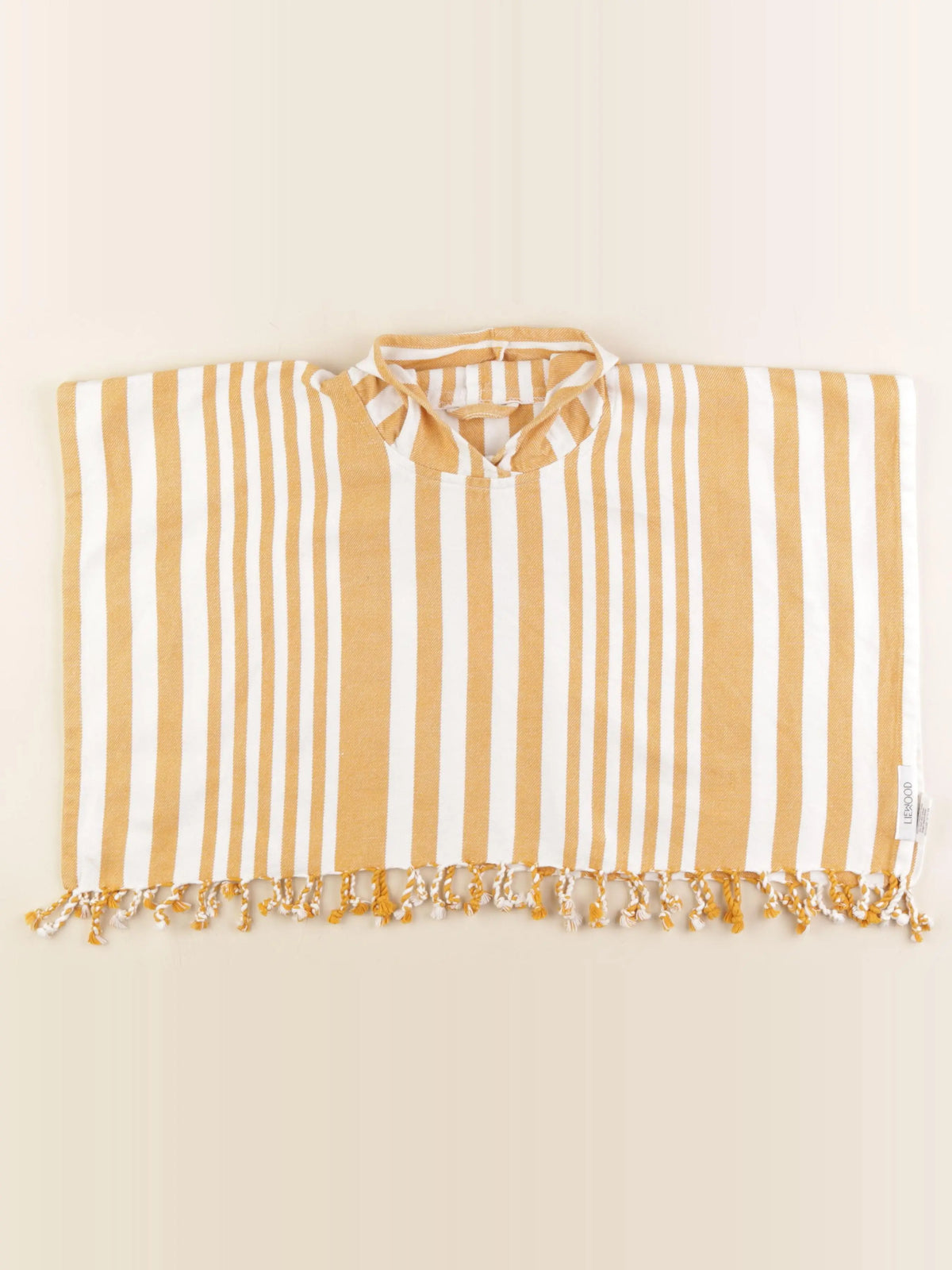 Liewood - cape de bain blanc, jaune - 2 ans à 1 an