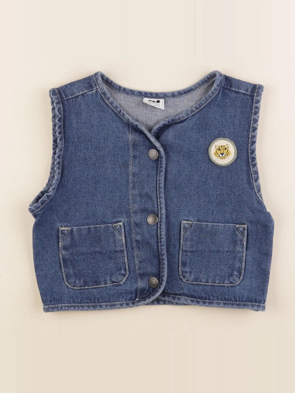 Tape à l'oeil - gilet bleu - 24 mois