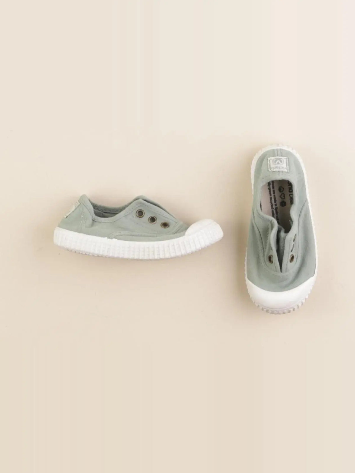 Victoria - tennis élastiqué vert - pointure 24