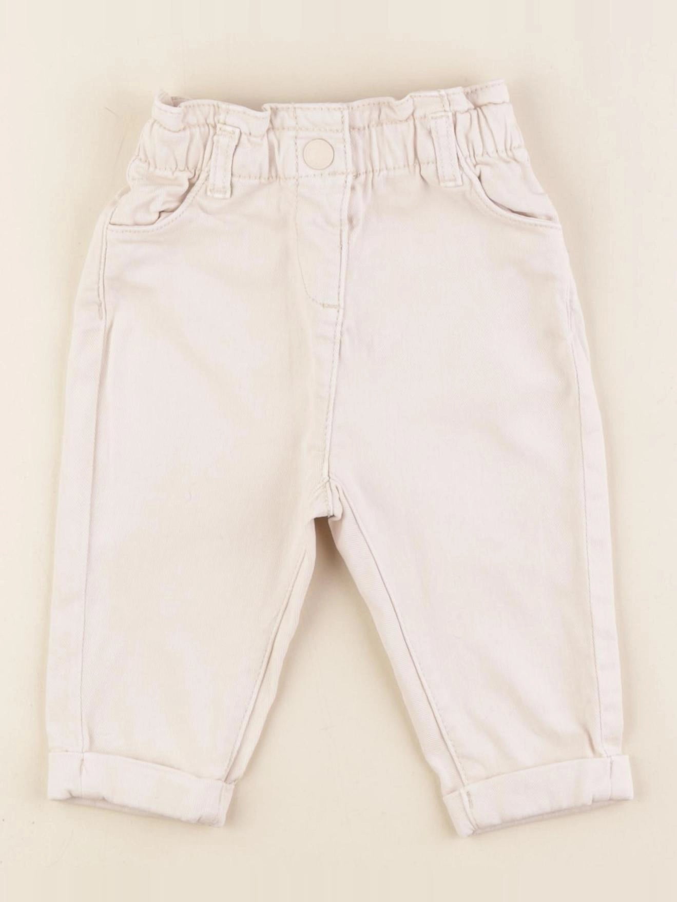 Tape à l'oeil - jean beige - 9 mois