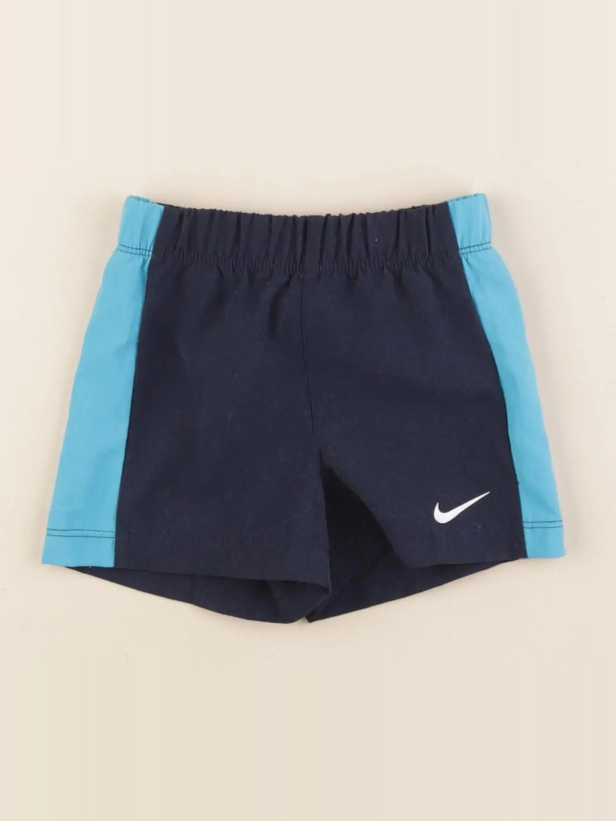 Nike - short bleu - 6/9 mois