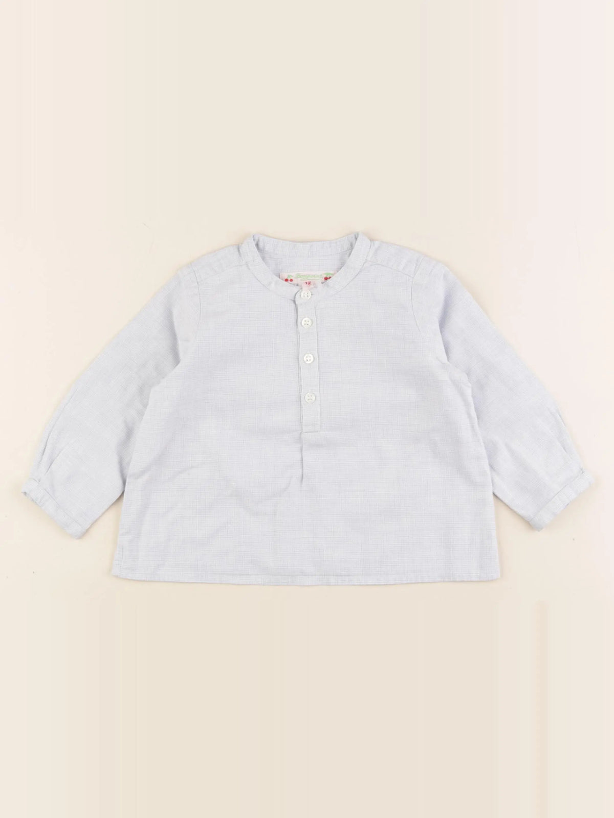Bonpoint - chemise bleu - 12 mois